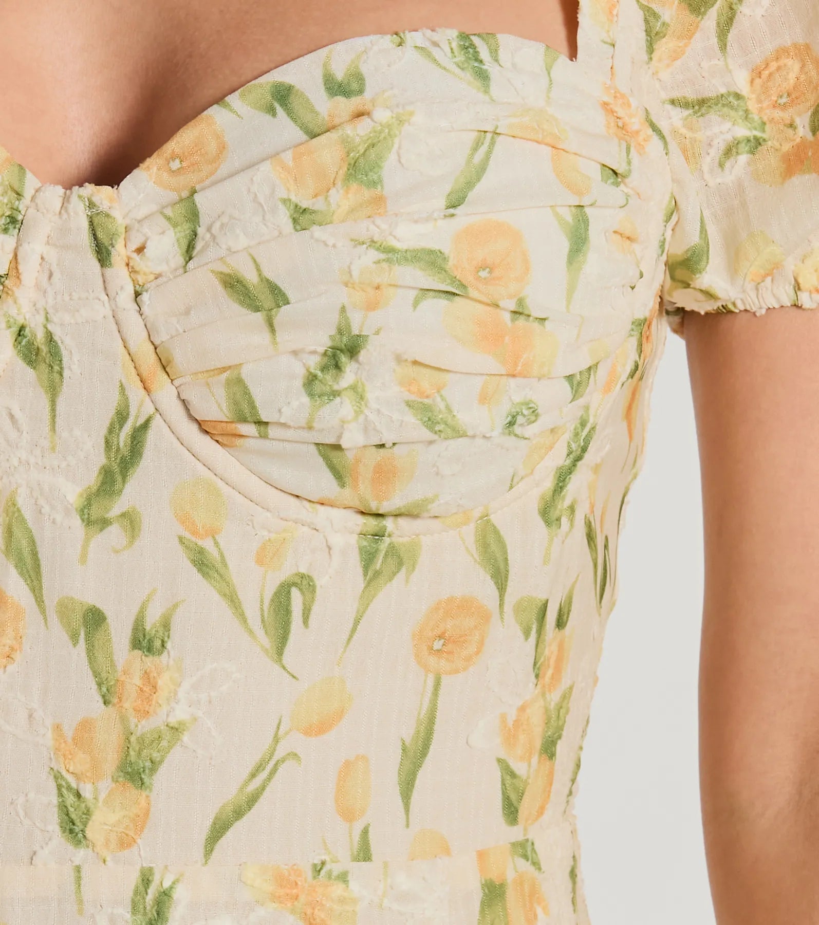 When Life Gives You Lemons Sweetheart A-Line Midi Dress