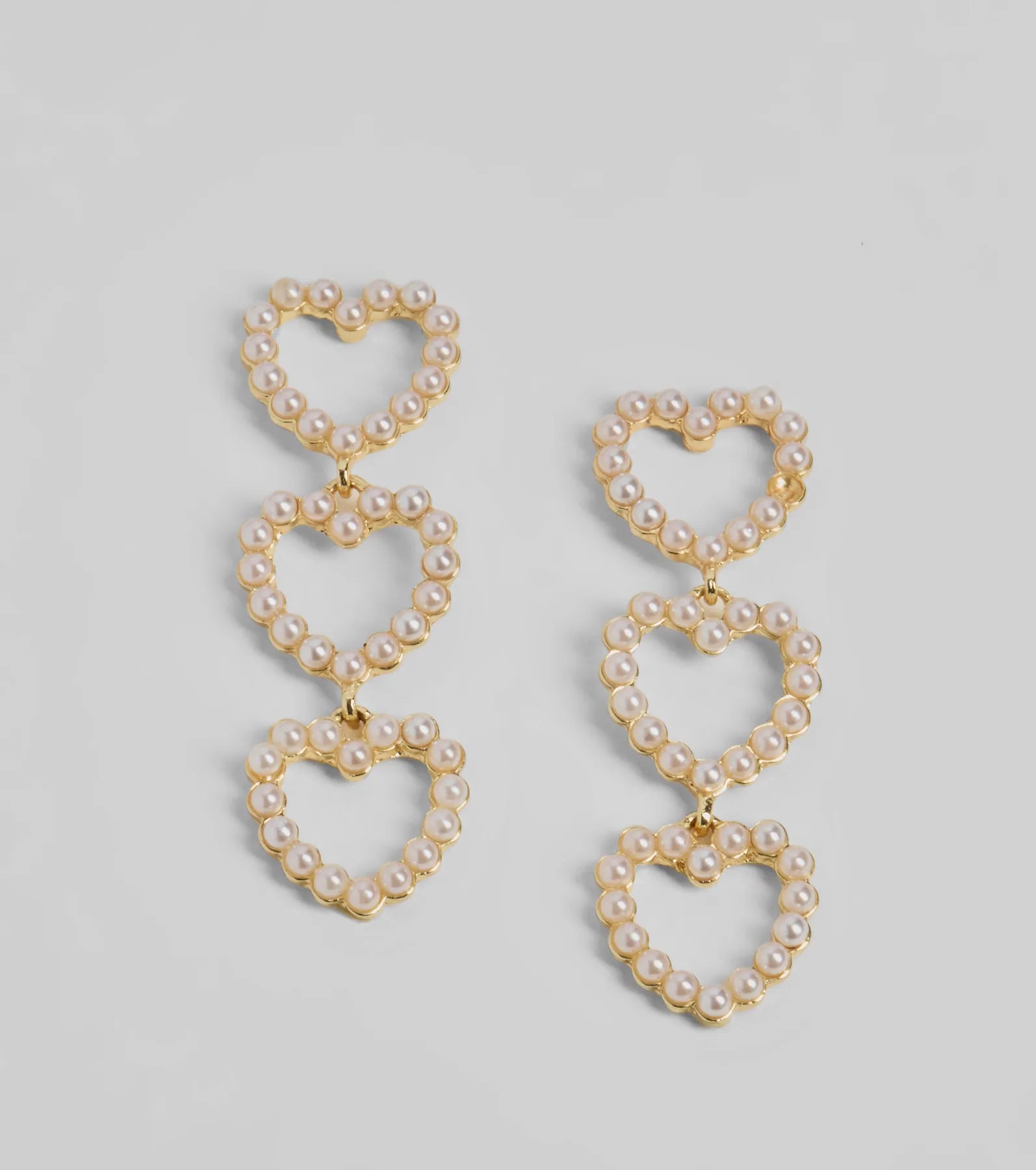 Close To Your Heart Faux Pearl Earrings