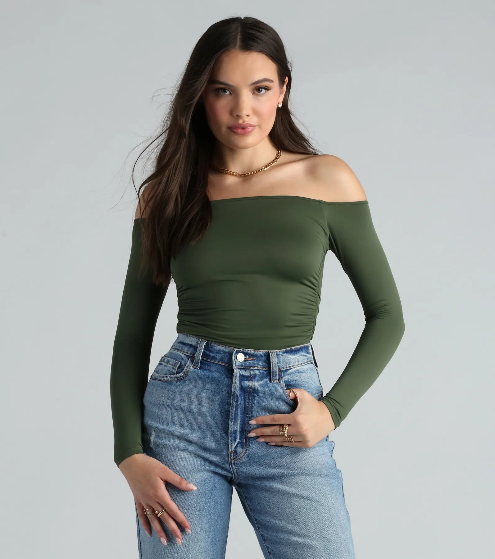 Pretty Feels Off-The-Shoulder Bodysuit