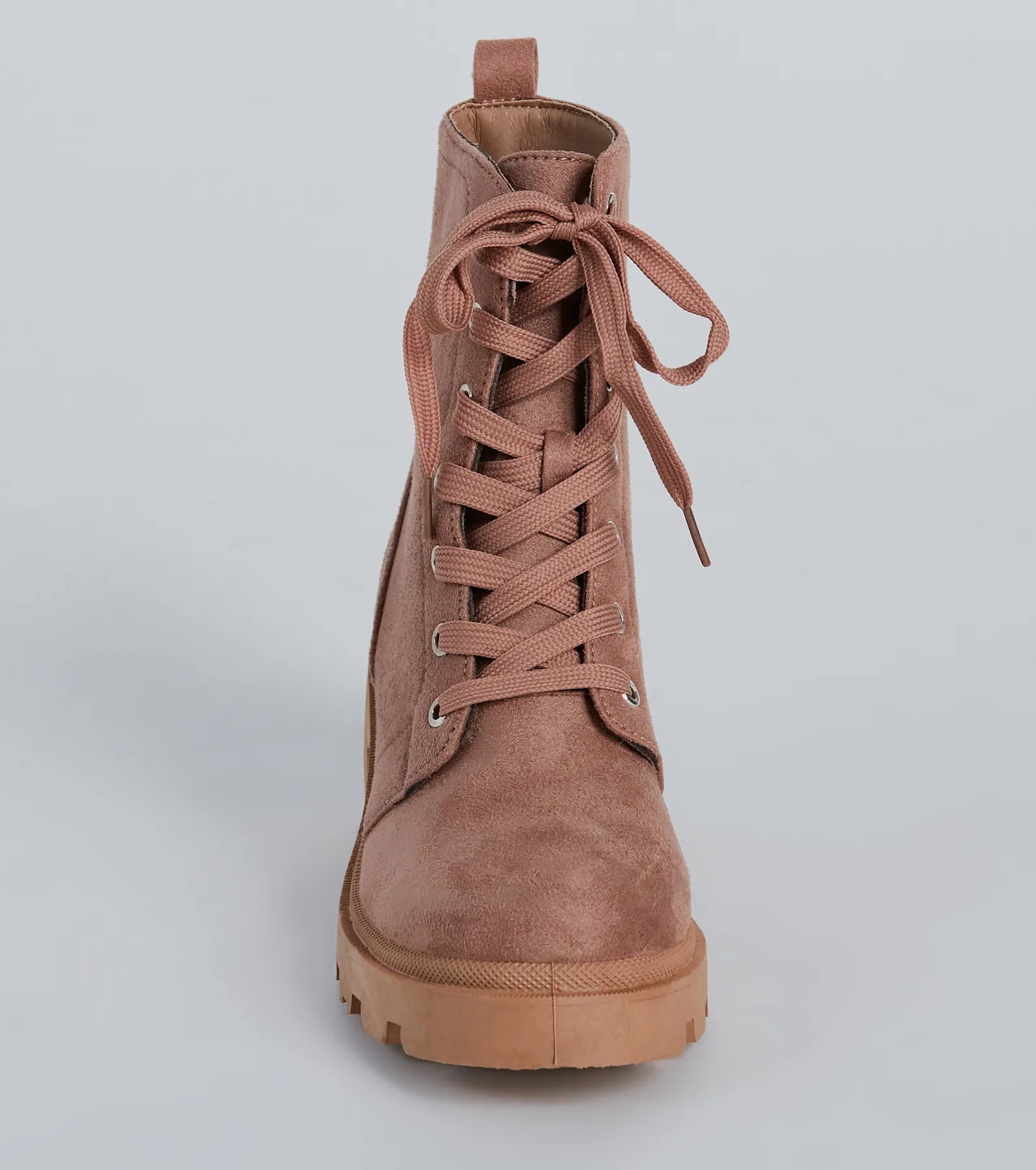 Winter Mode Lace-Up Platform Combat Boots