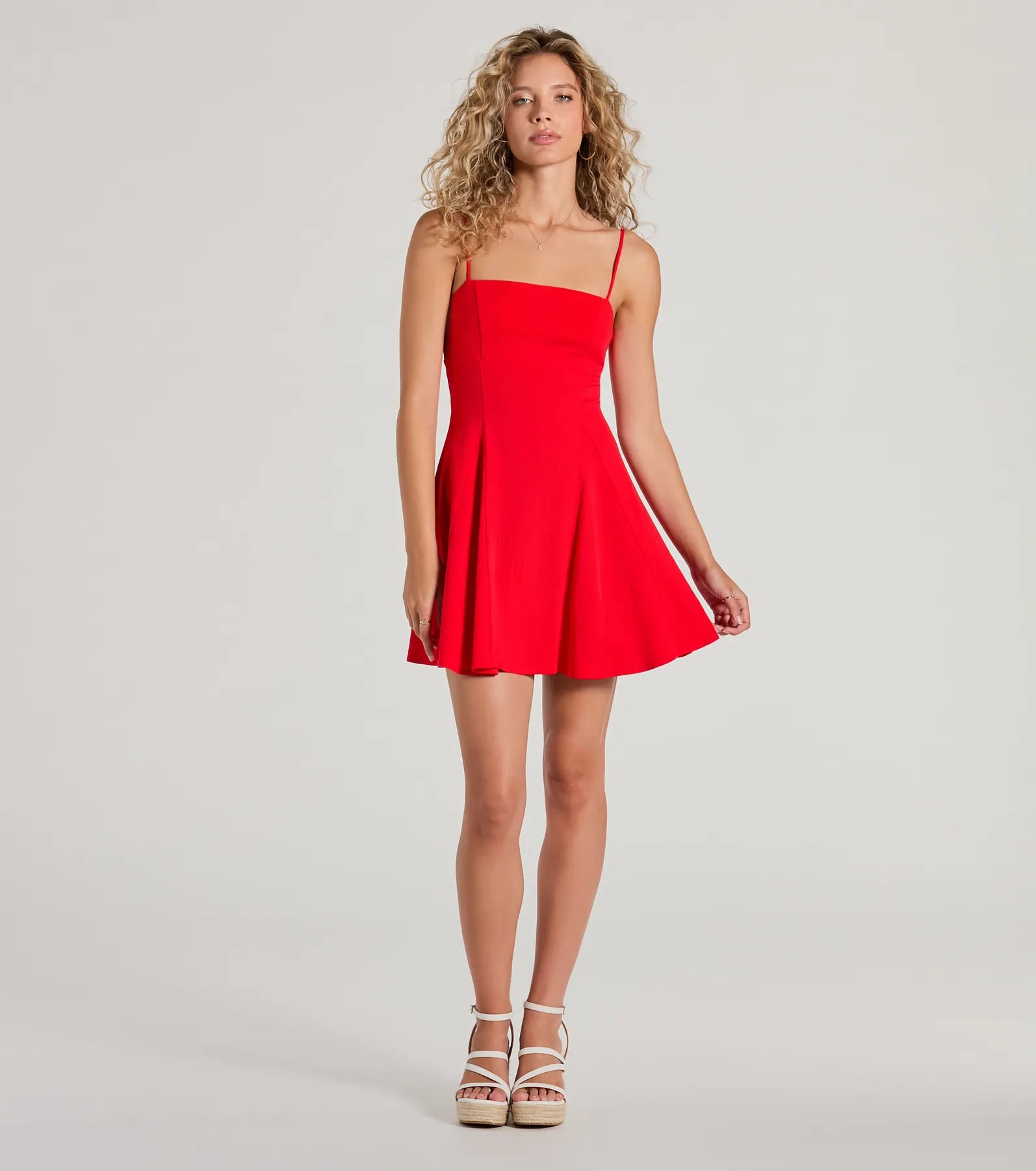 Truly Charming Sleeveless A-Line Mini Dress