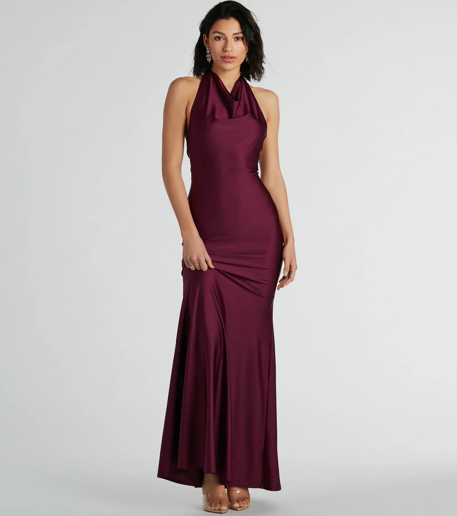 Diane Formal Halter Mermaid Long Dress