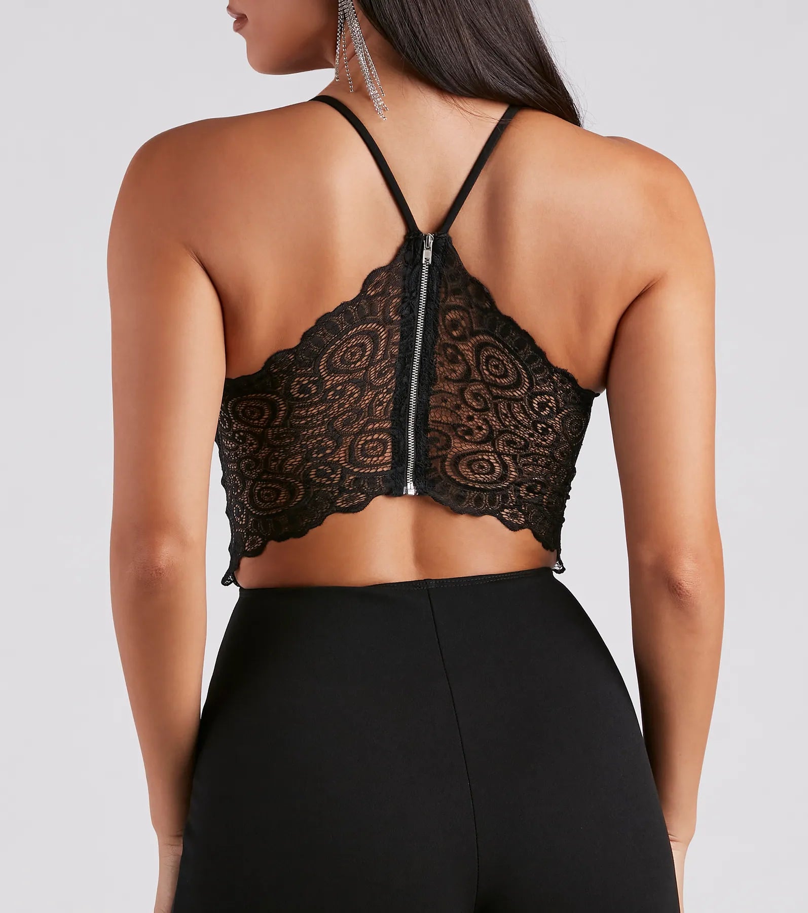 Classic Chic Moment Lace Back Jumpsuit