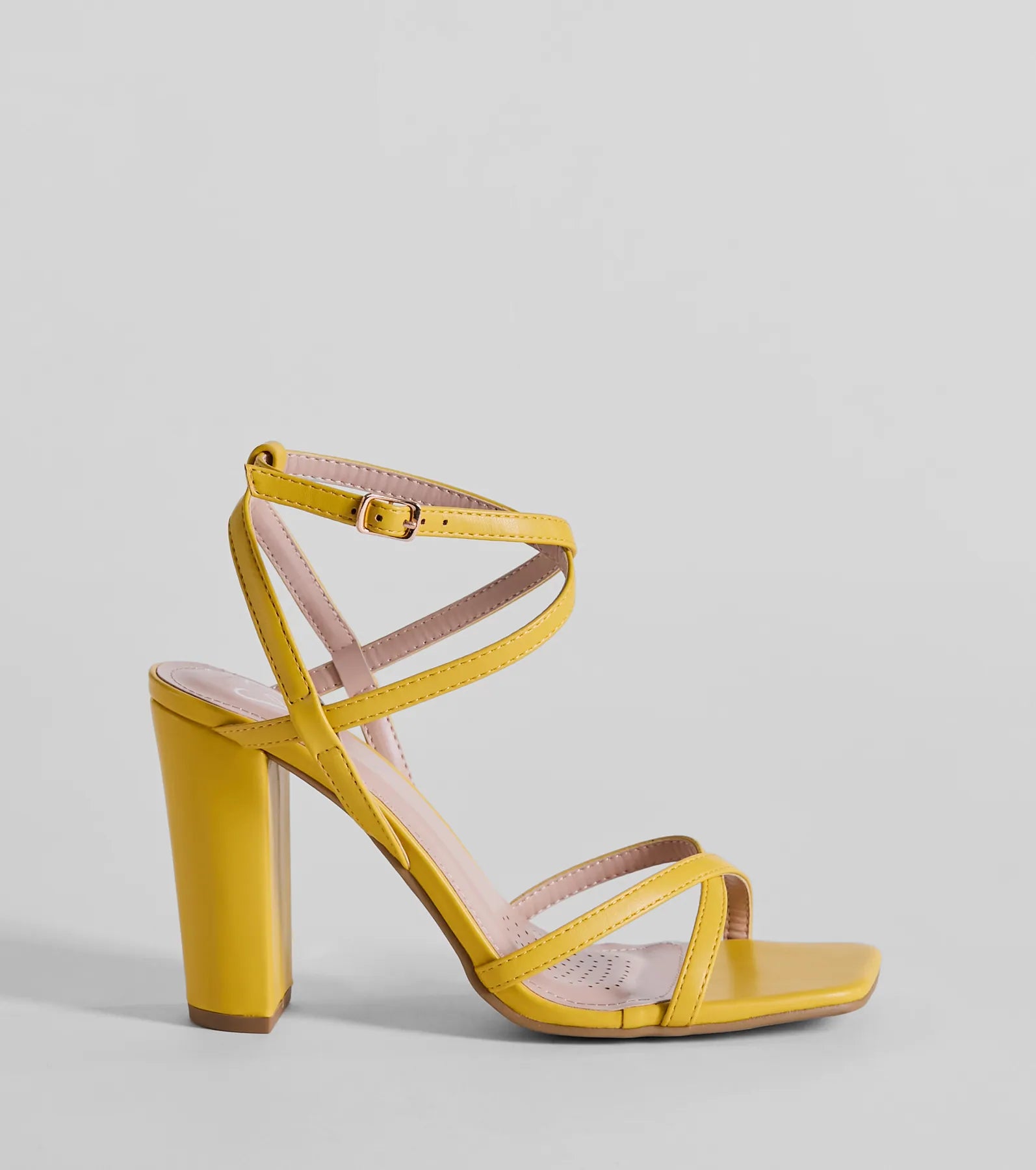 Stunning Summer Daze Strappy Block Heels