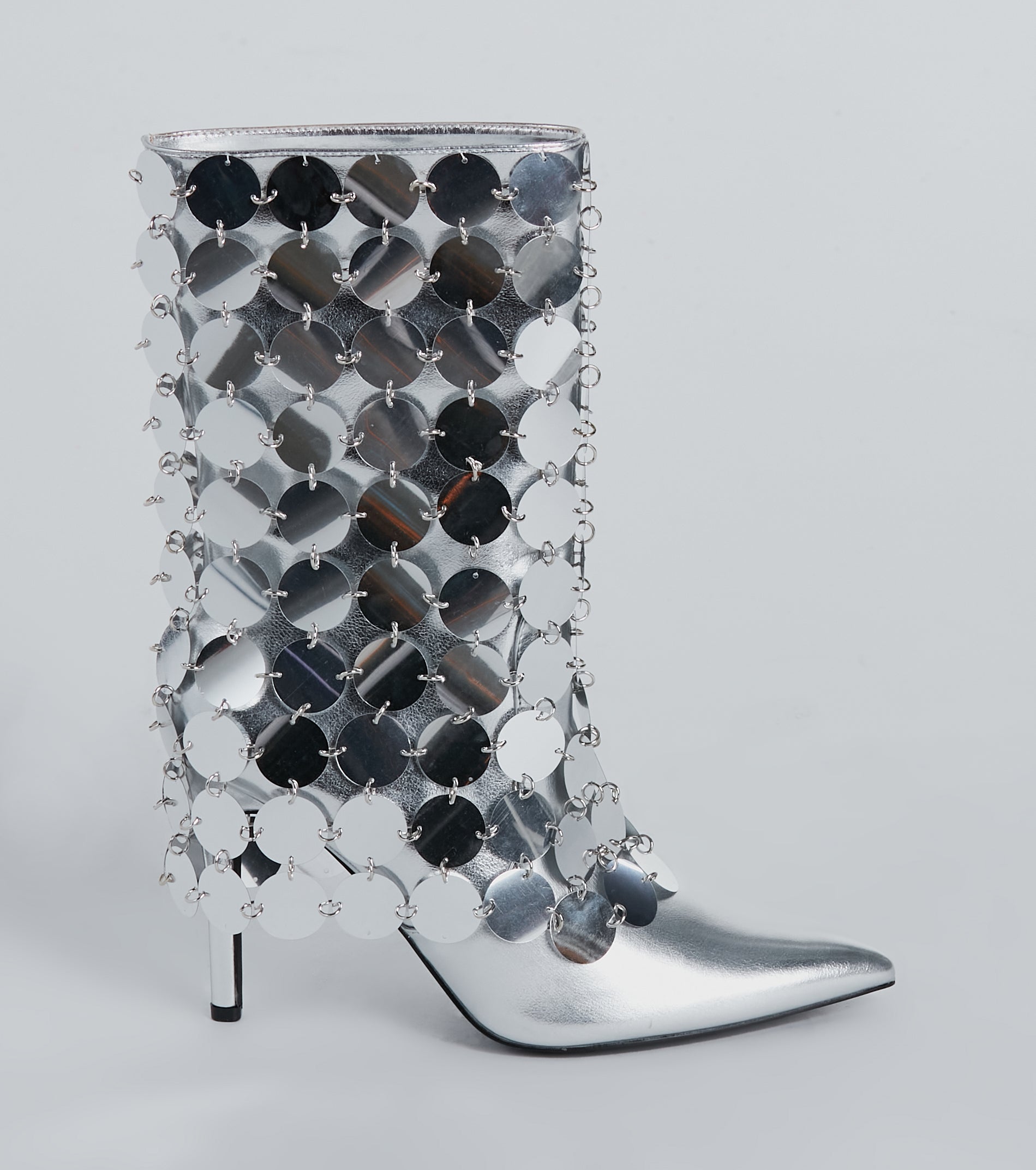 Flashy Glam Sequin Stiletto Boots