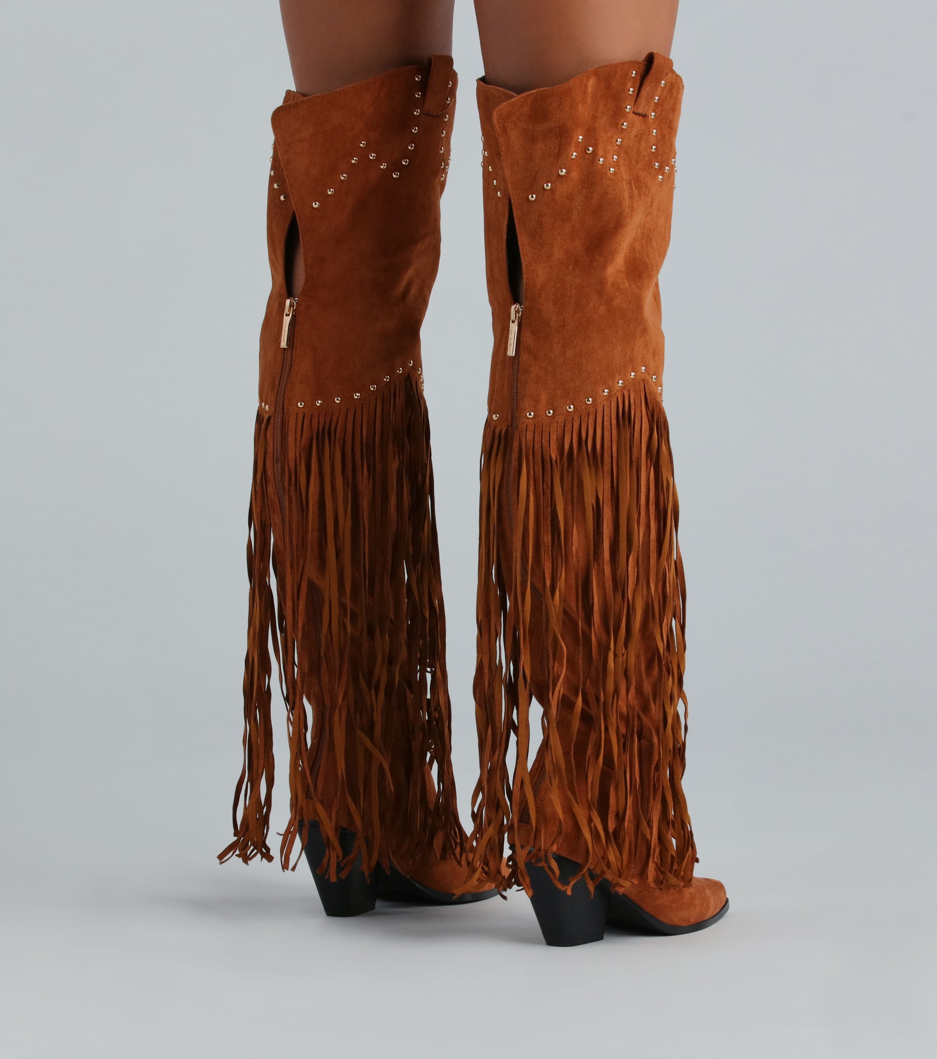 Trendy Country Babe Fringe Western Boots