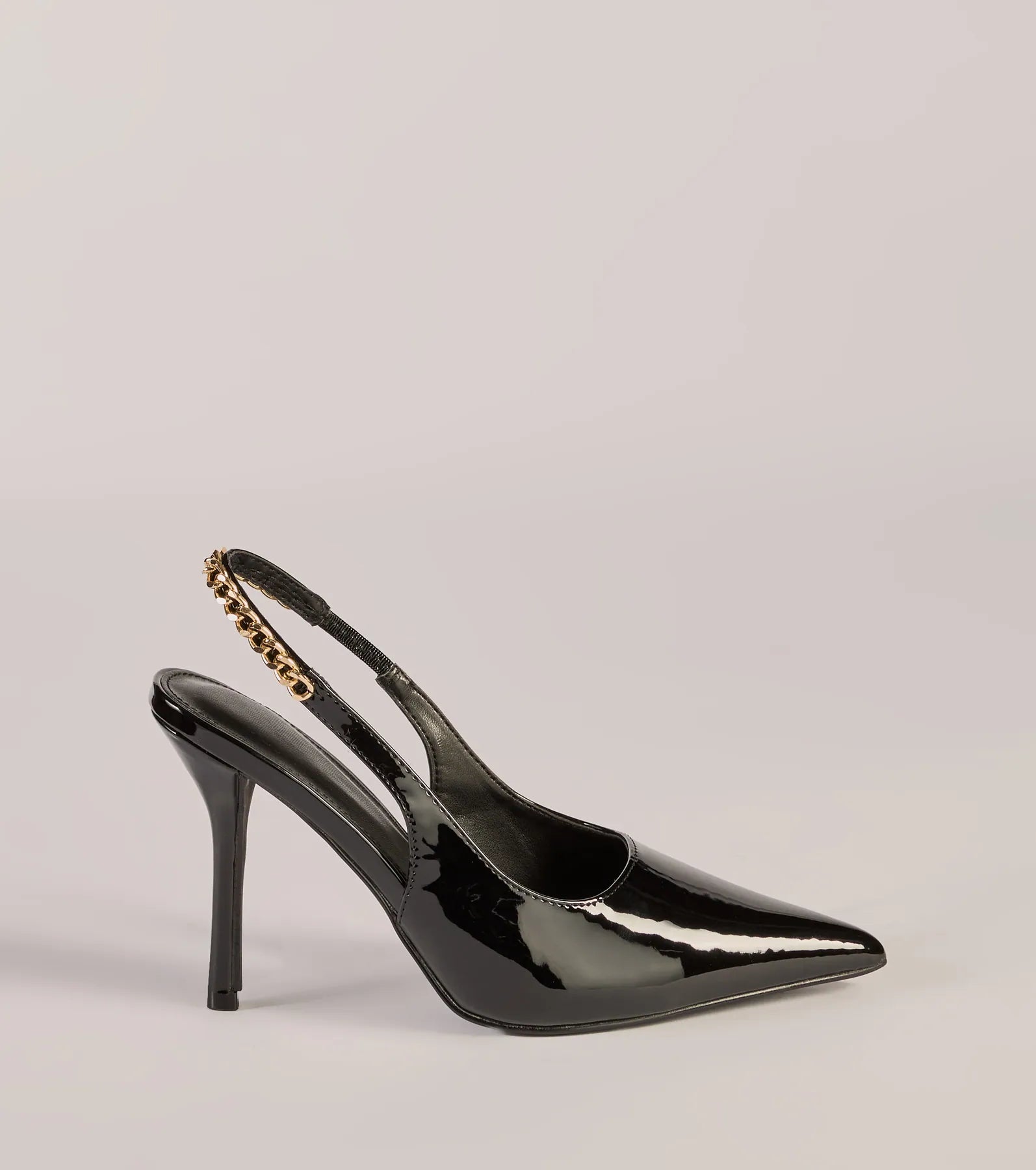 Sleek Strut Slingback Stiletto Pumps