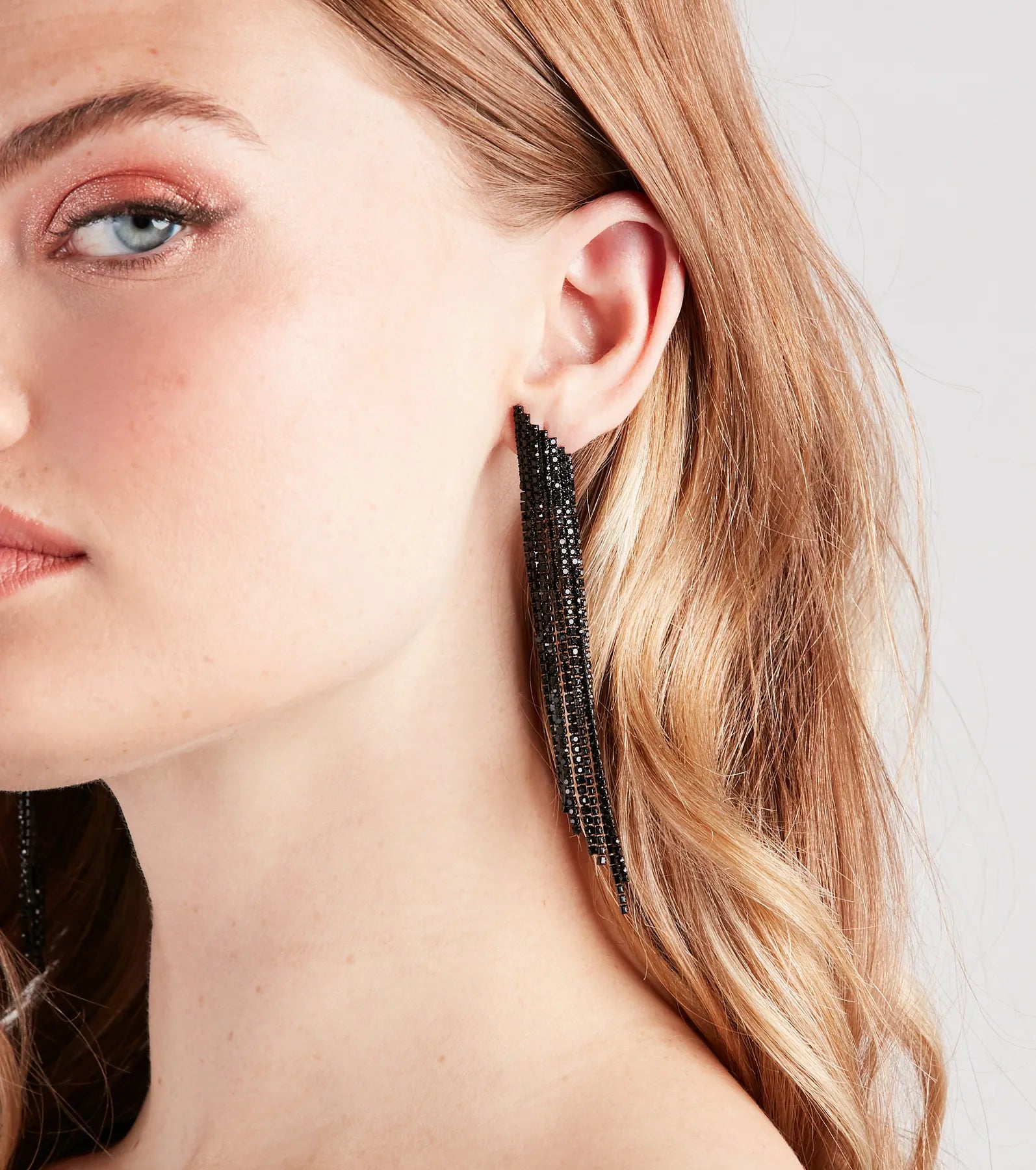 Bold Night Out Style Fringe Earrings