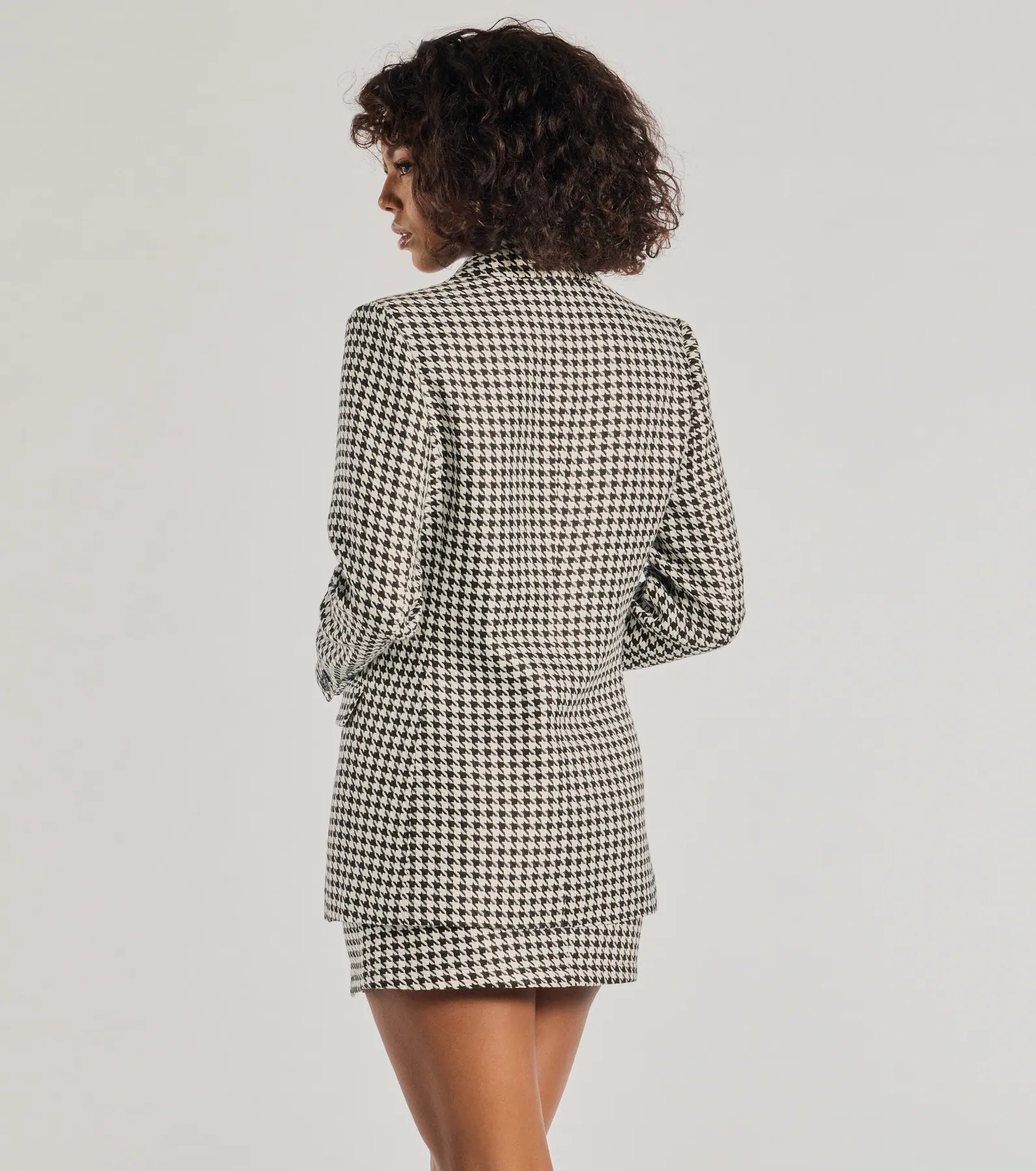 Icon Era Houndstooth Woven Blazer