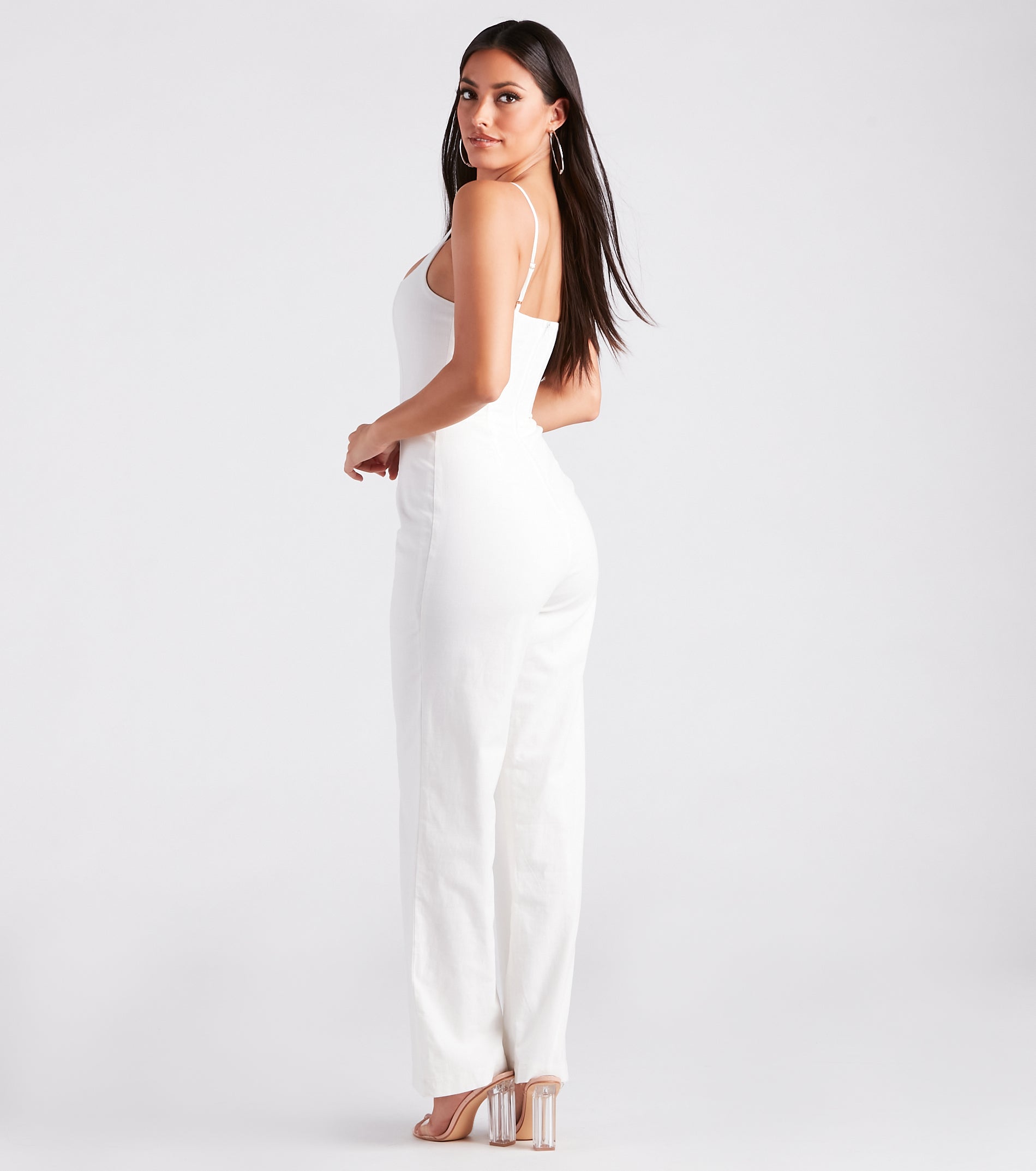 Corset With The Program Linen Jumpsuit