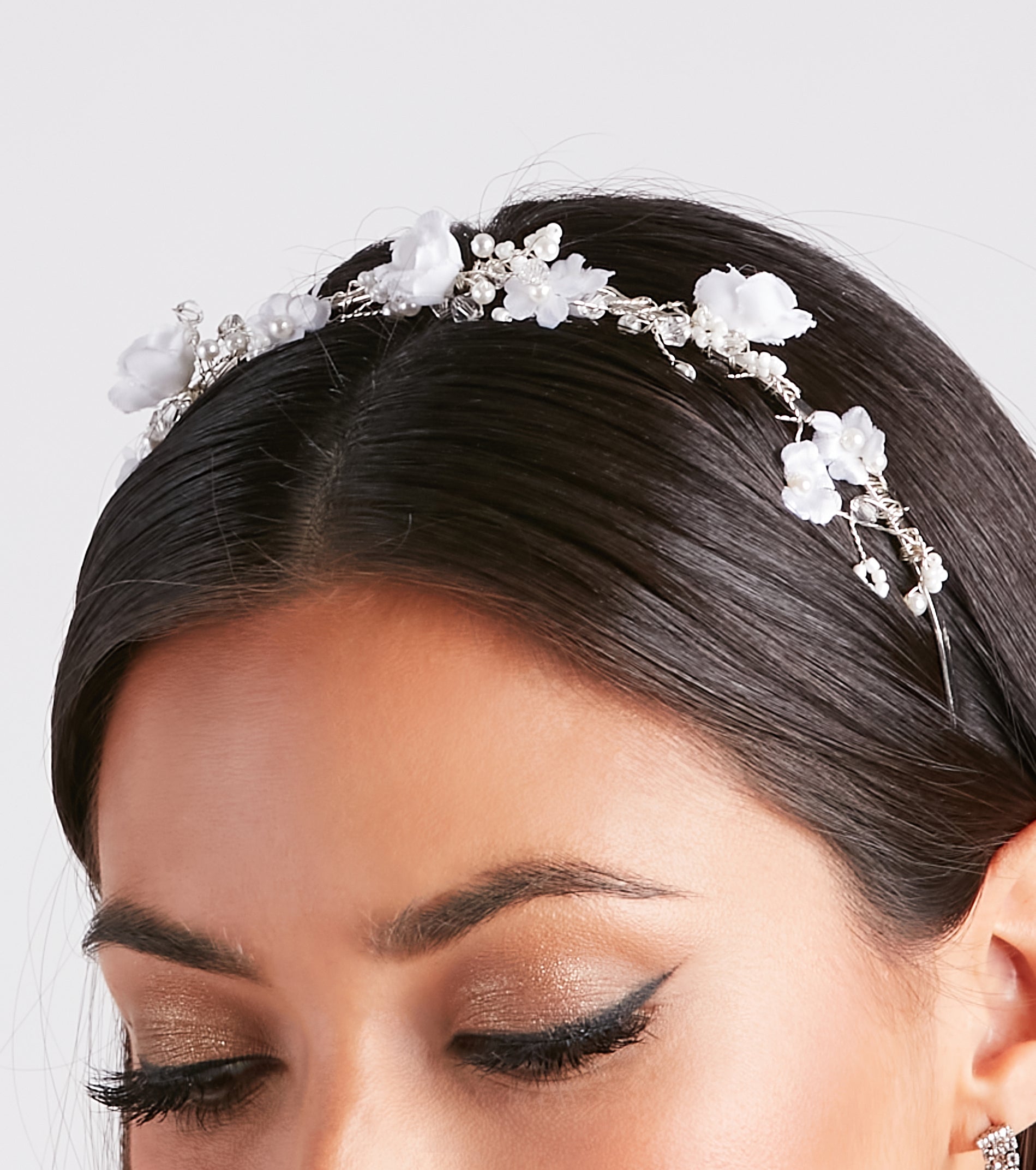 Whimiscal Chic Pearl Floral Headband