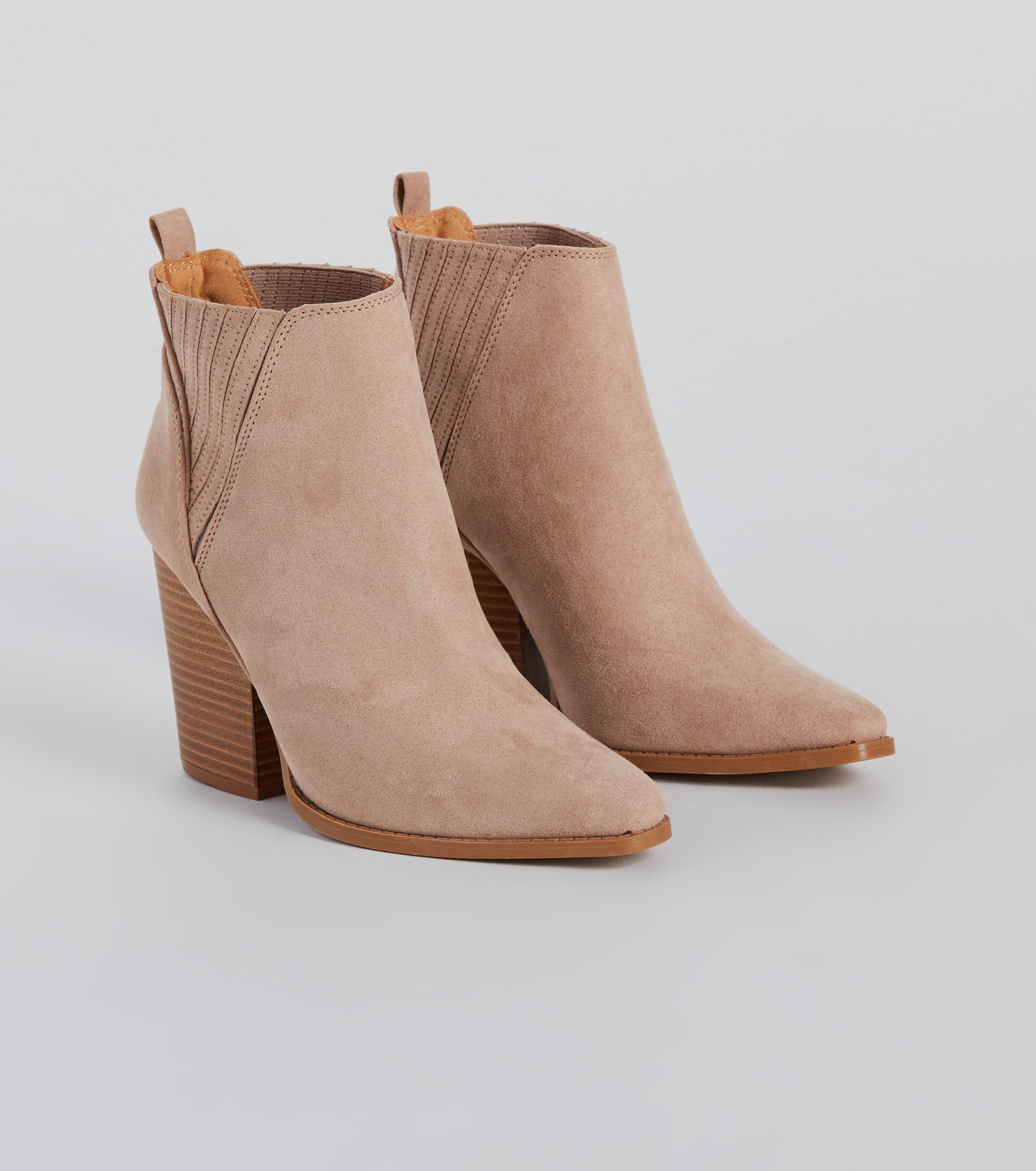 Cute Stand Off Western Block Heel Booties