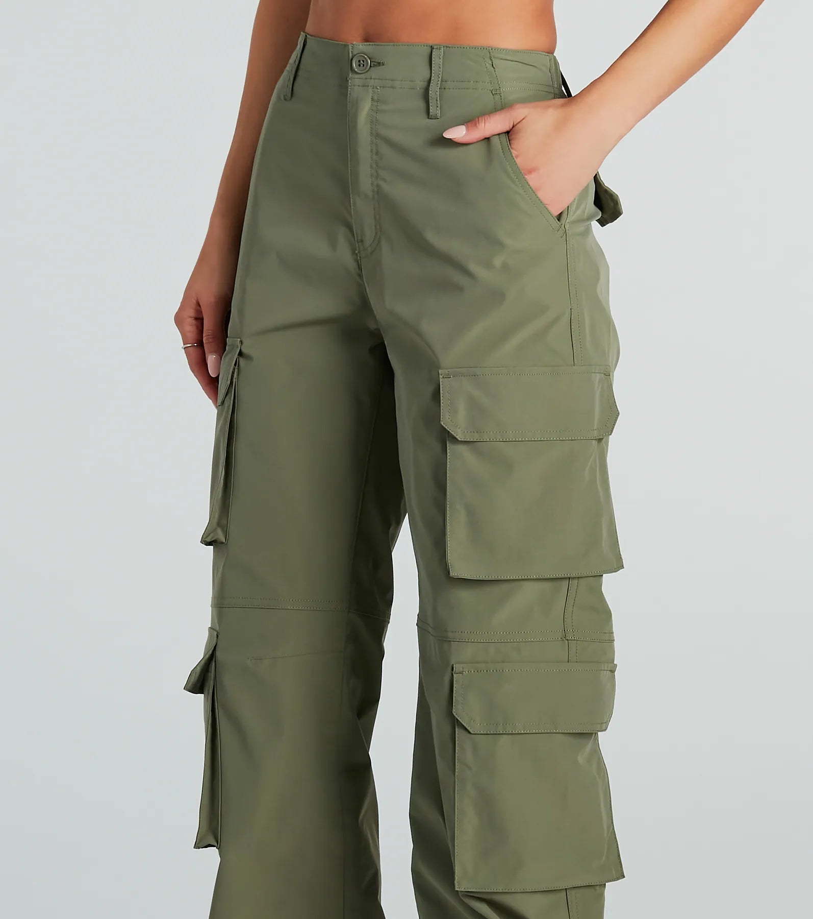 Out For The Day High-Rise Cargo Pants