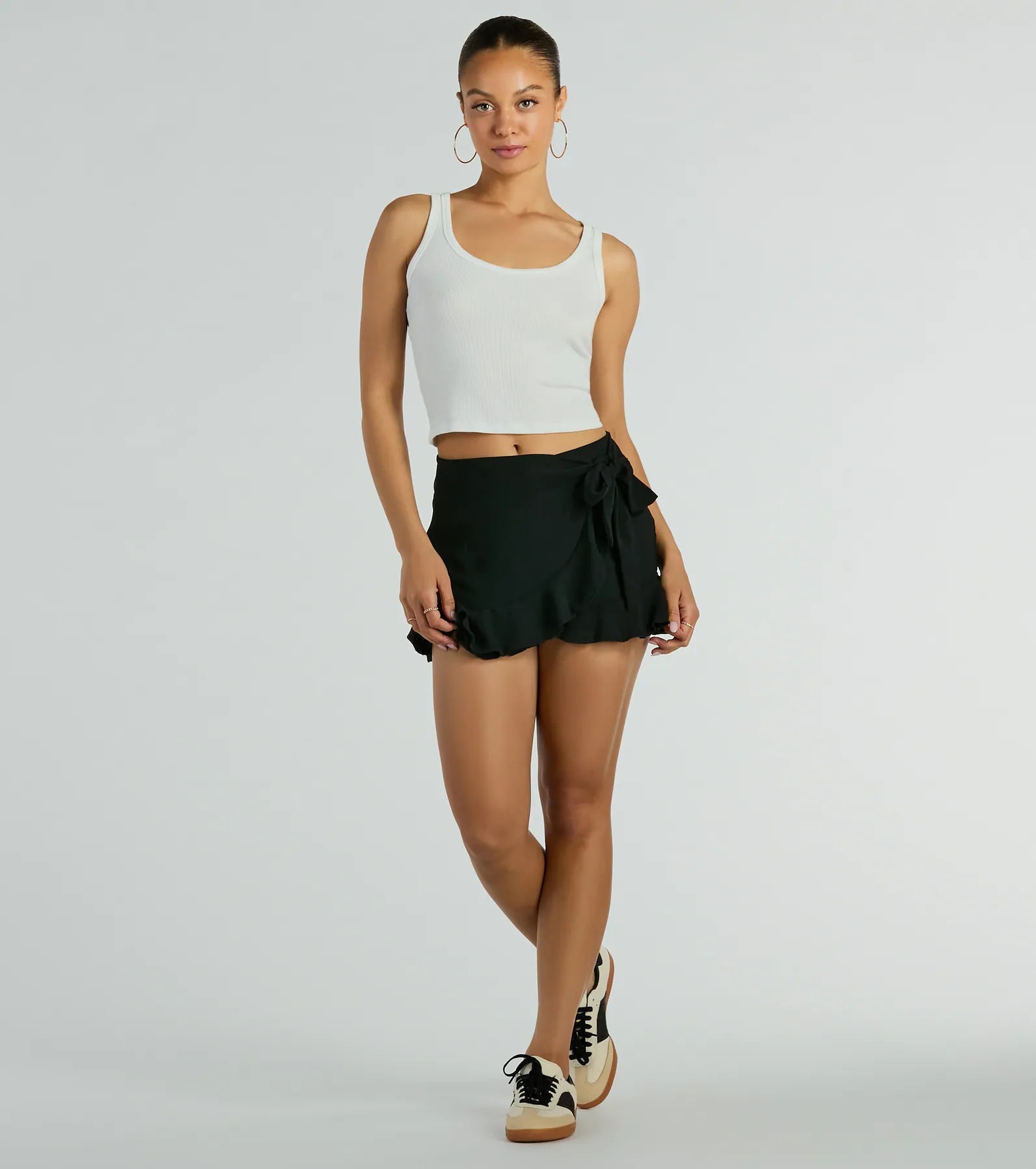 Days For Play High-Rise Ruffle Mini Skort