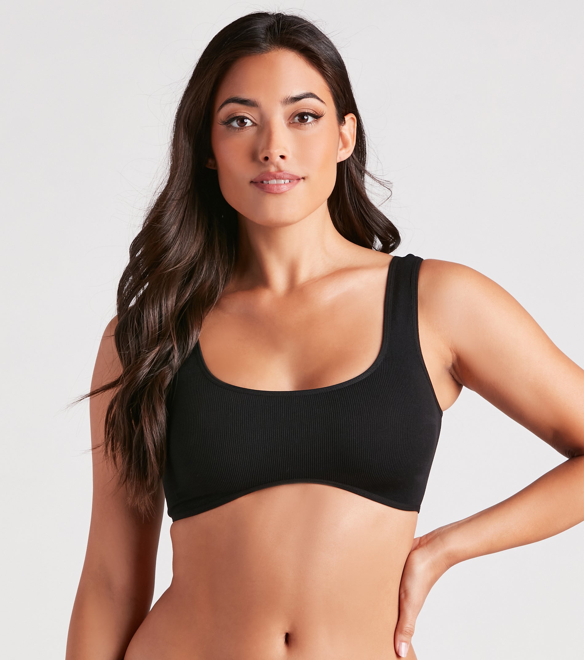 Effortlessly On-Trend Seamless Tank Bra