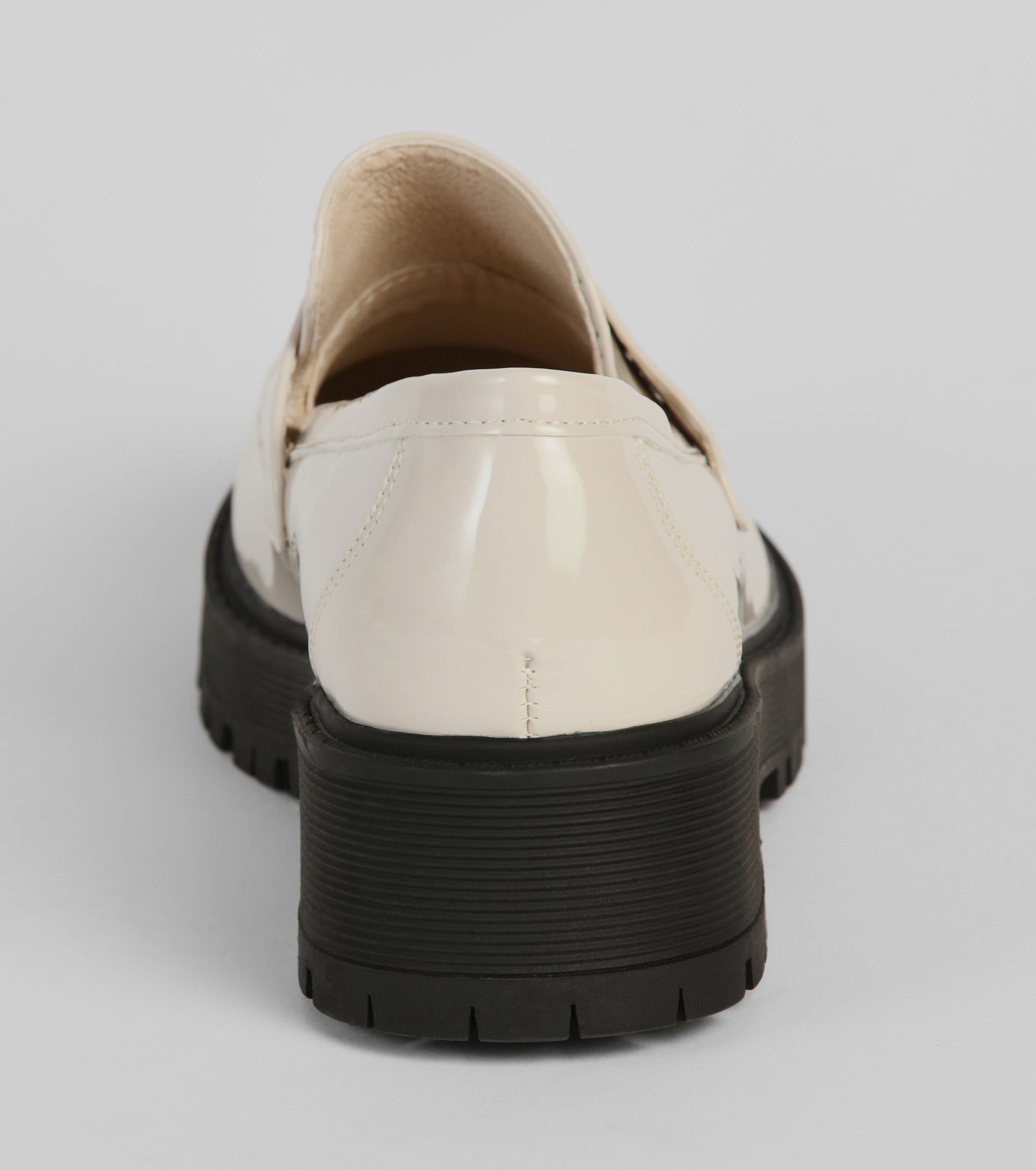 Breaking Routine Patent Leather Lug Loafers