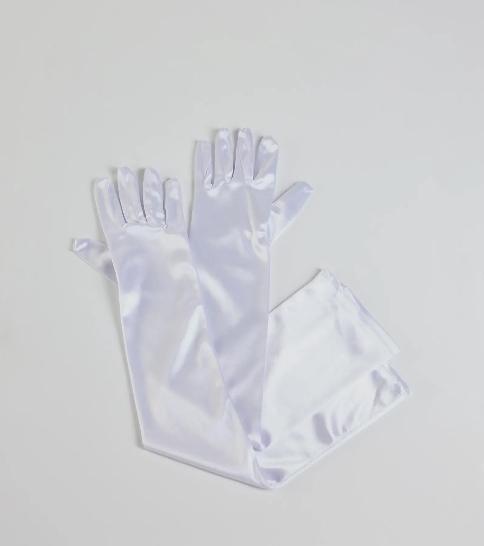 PLACEHOLDER - Sleek Fit Long Satin Gloves