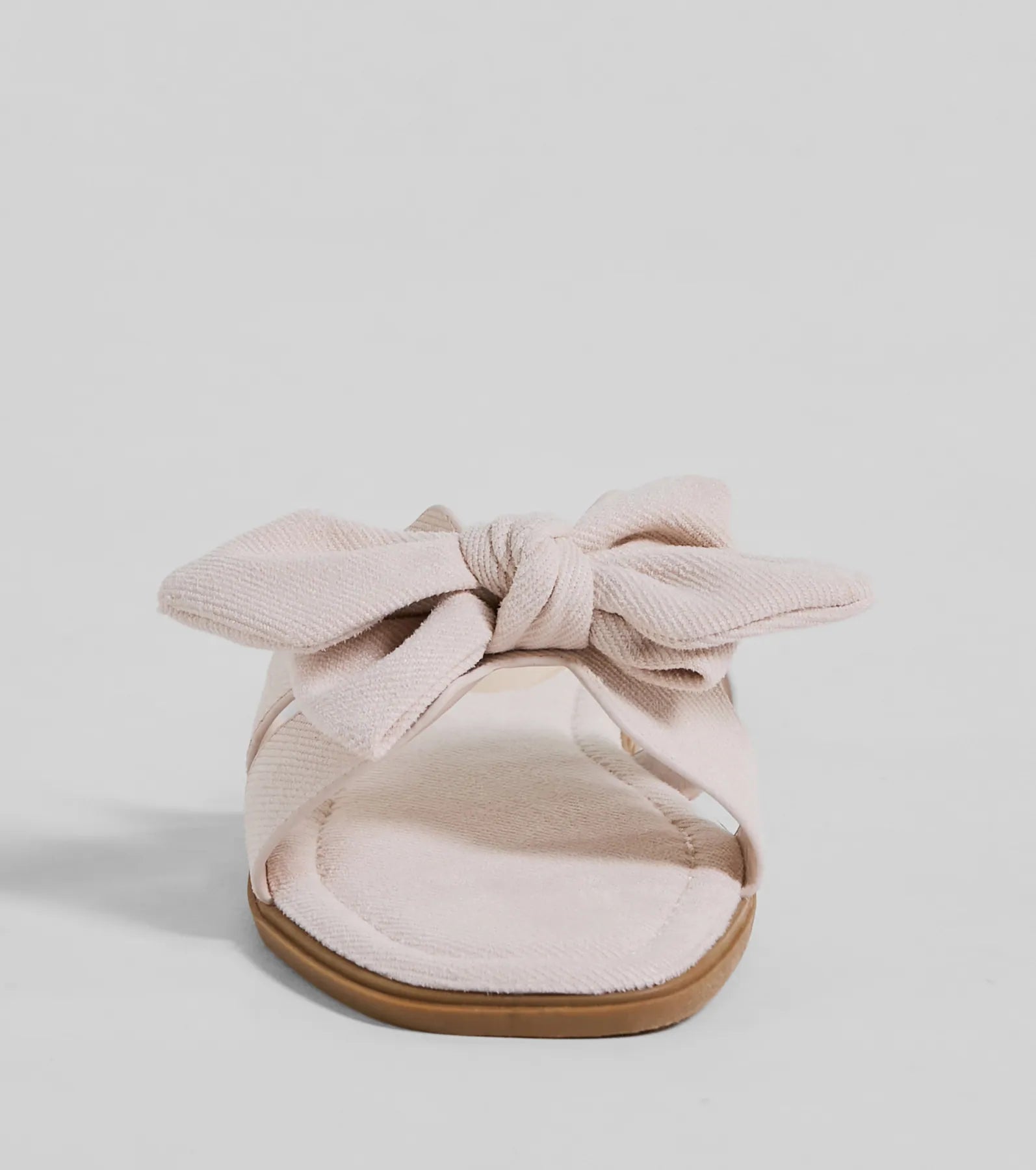 Tie The Knot Bow Strap Flat Sandals