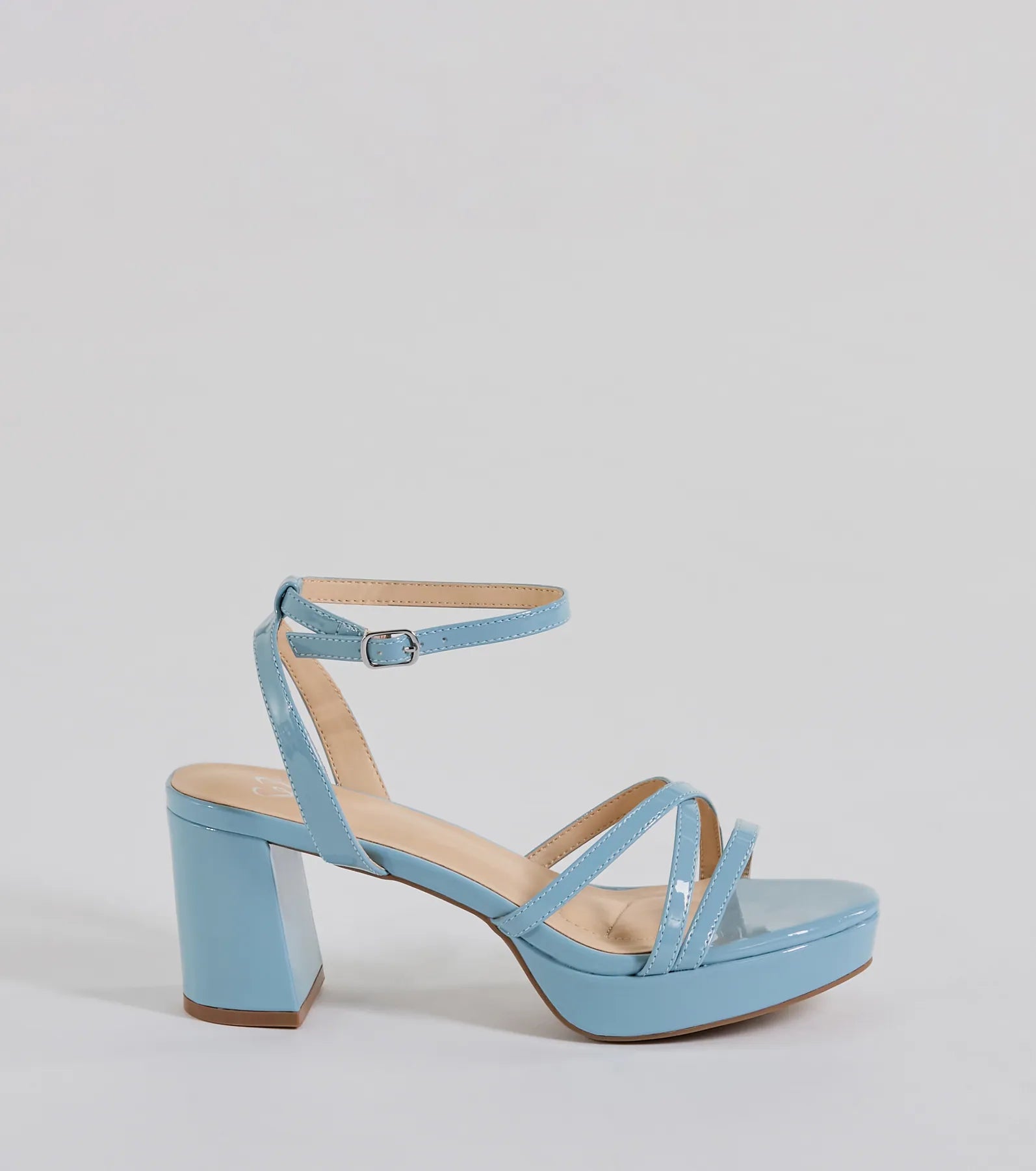 Flirty Sophistication Strappy Platform Block Heels