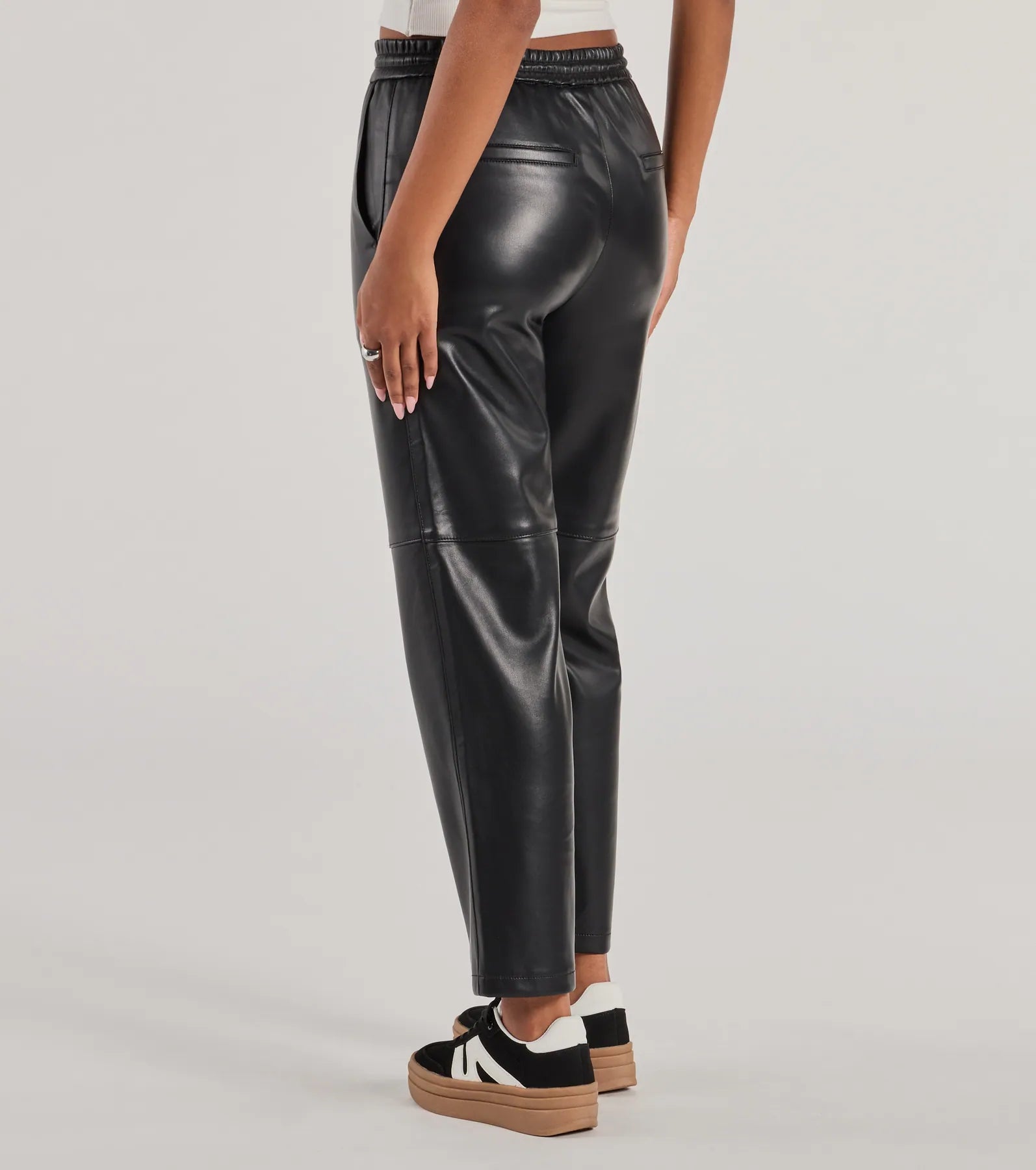 Rebel Chic Faux Leather Pants