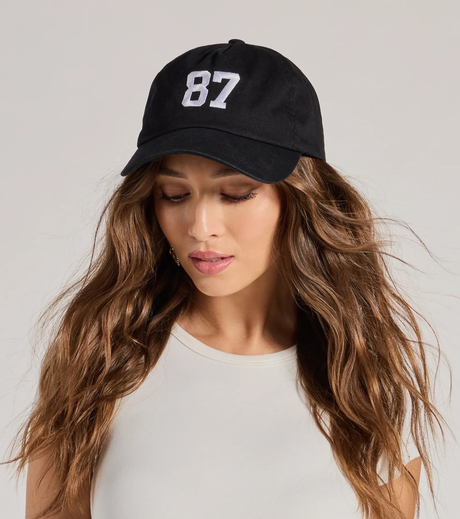 Sporty Chic 87 Script Baseball Cap