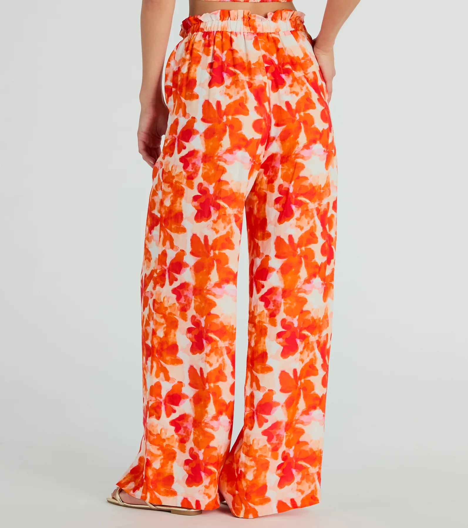 Make Some Noise Printed Palazzo Pants