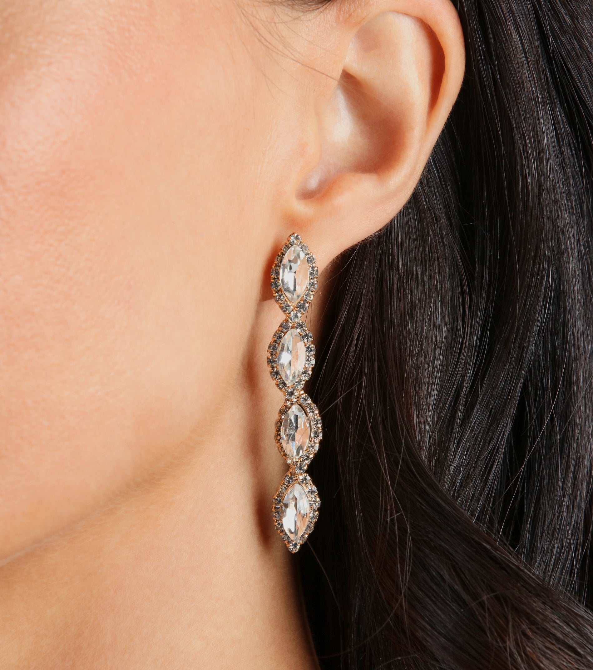 Feeling Regal Gemstone Duster Earrings