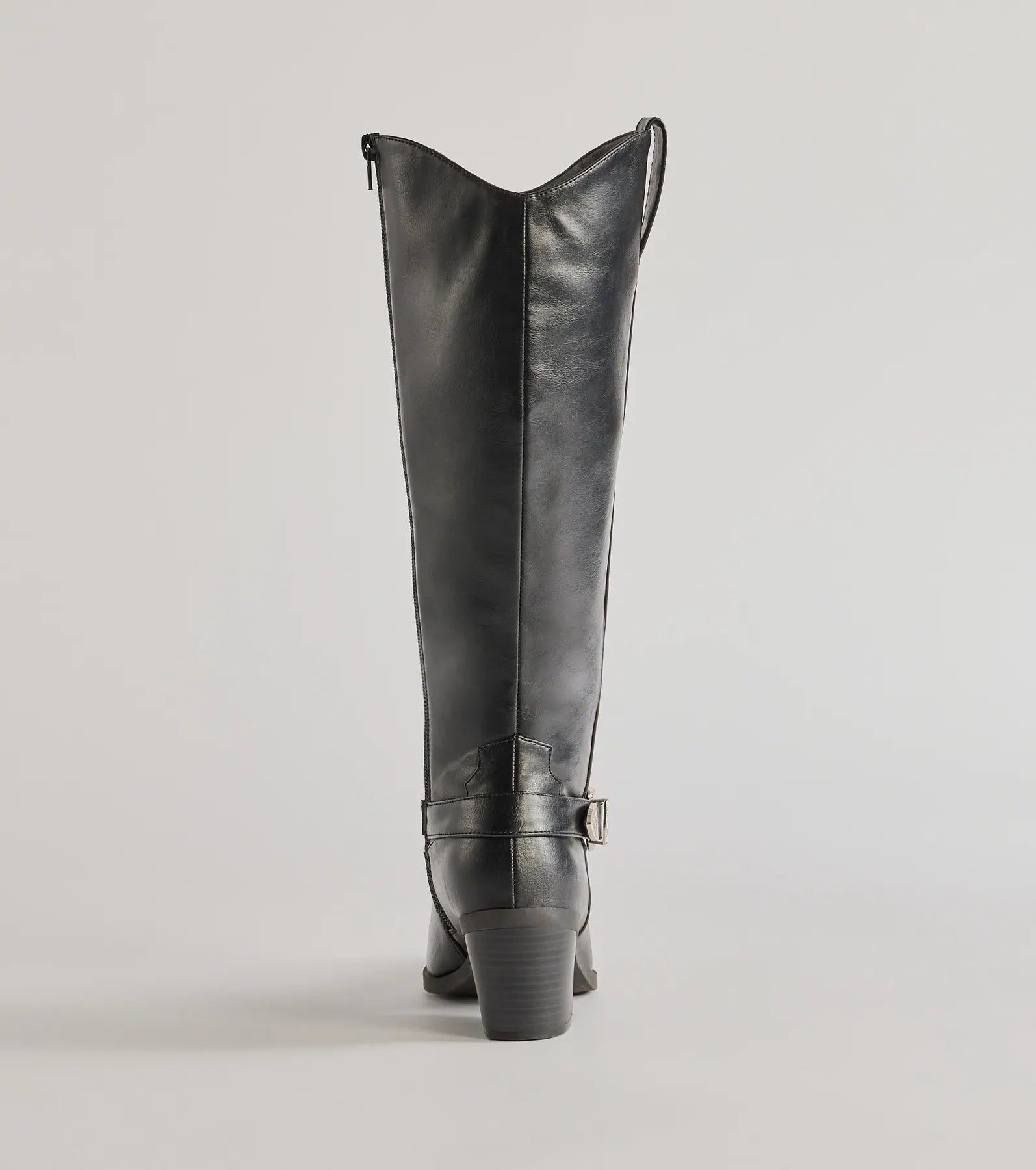 Desert Sun Western Buckle Under-The-Knee Boots