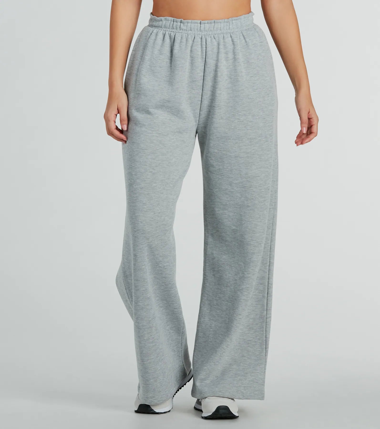 On Point Cutie Wide-Leg Fleece Sweatpants