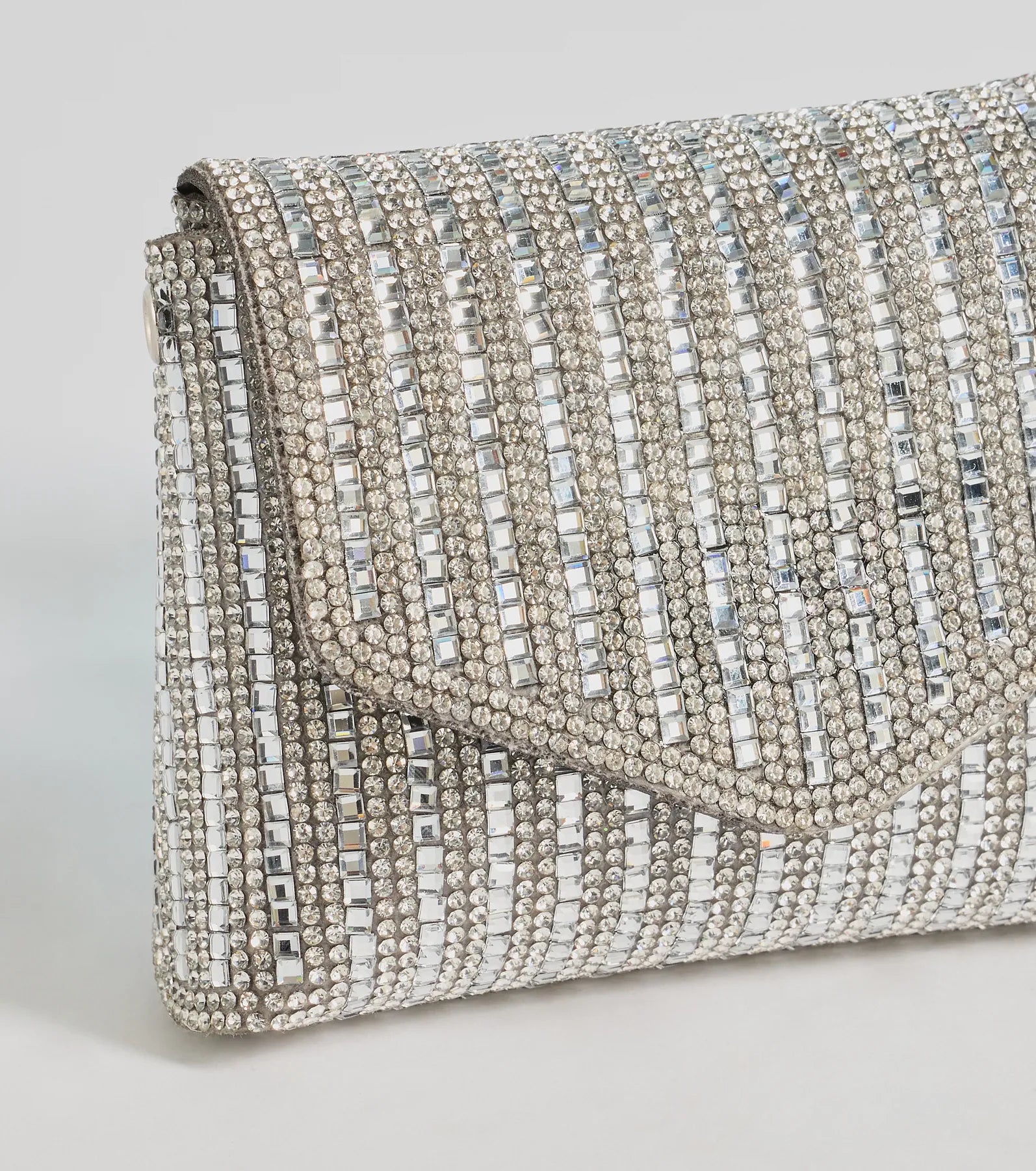 Sparkle And Glow Rhinestone Mini Clutch