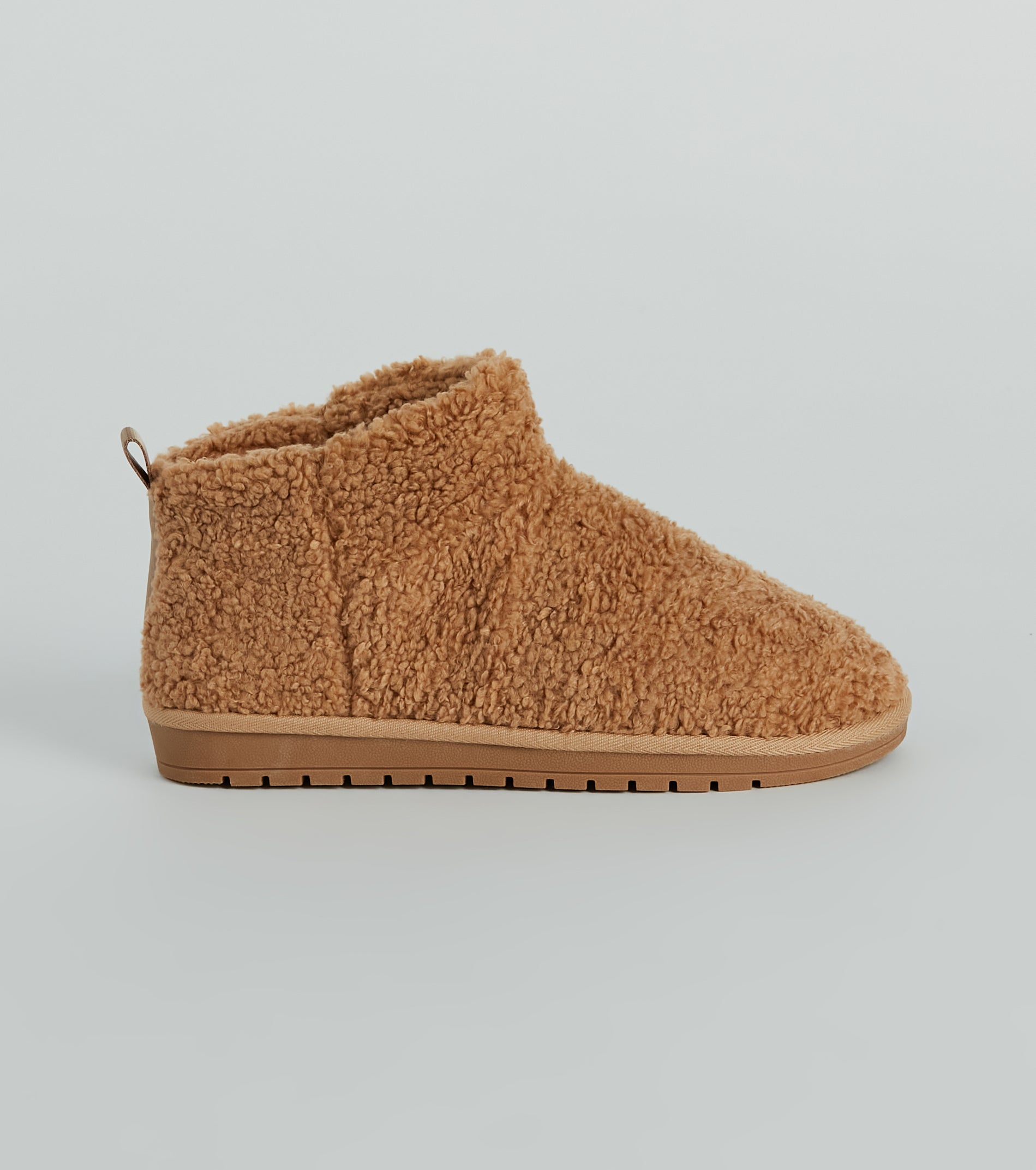 Plush Comfort Faux Sherpa Booties