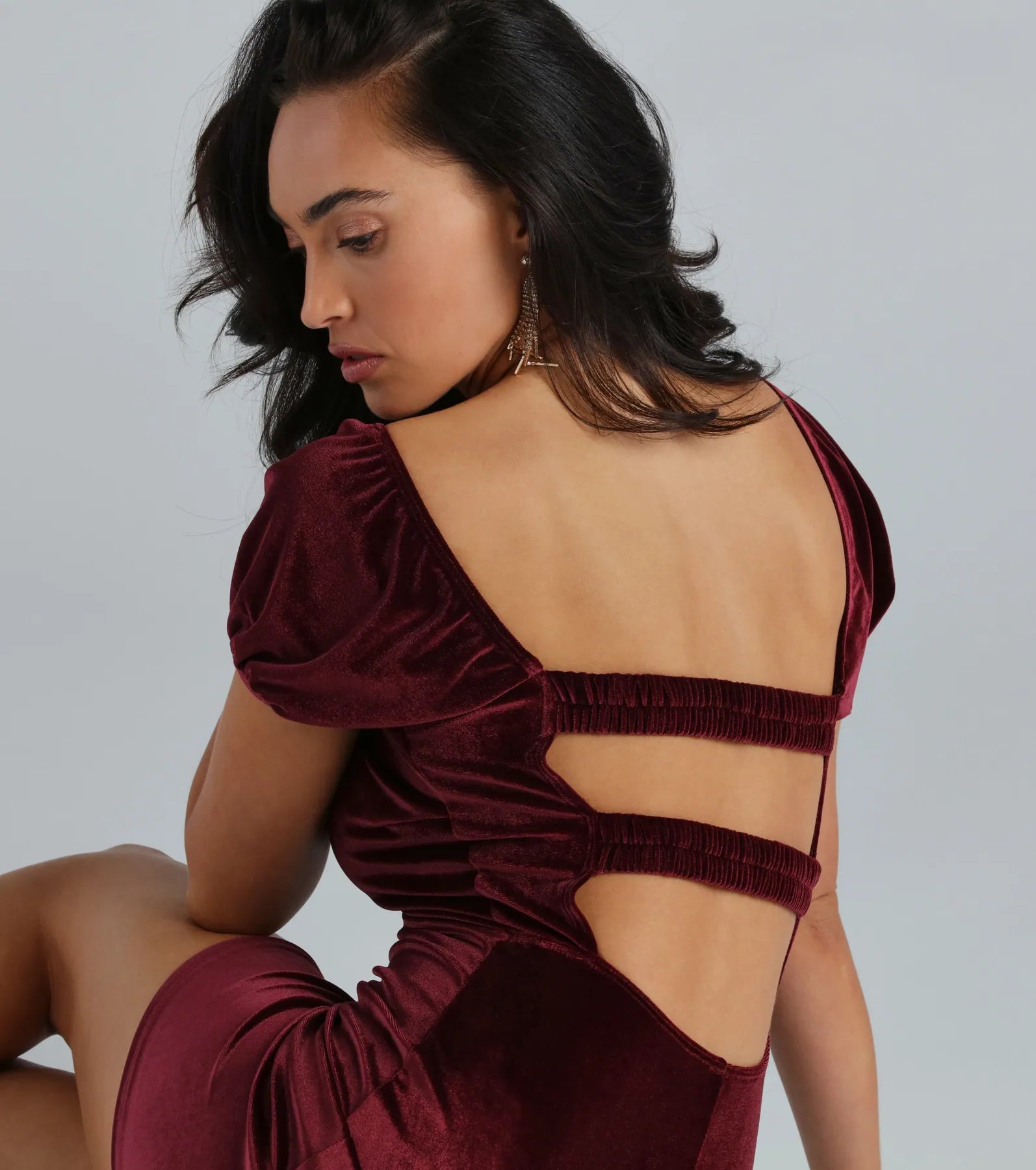 That Luxe Look Velvet Bodycon Mini Dress