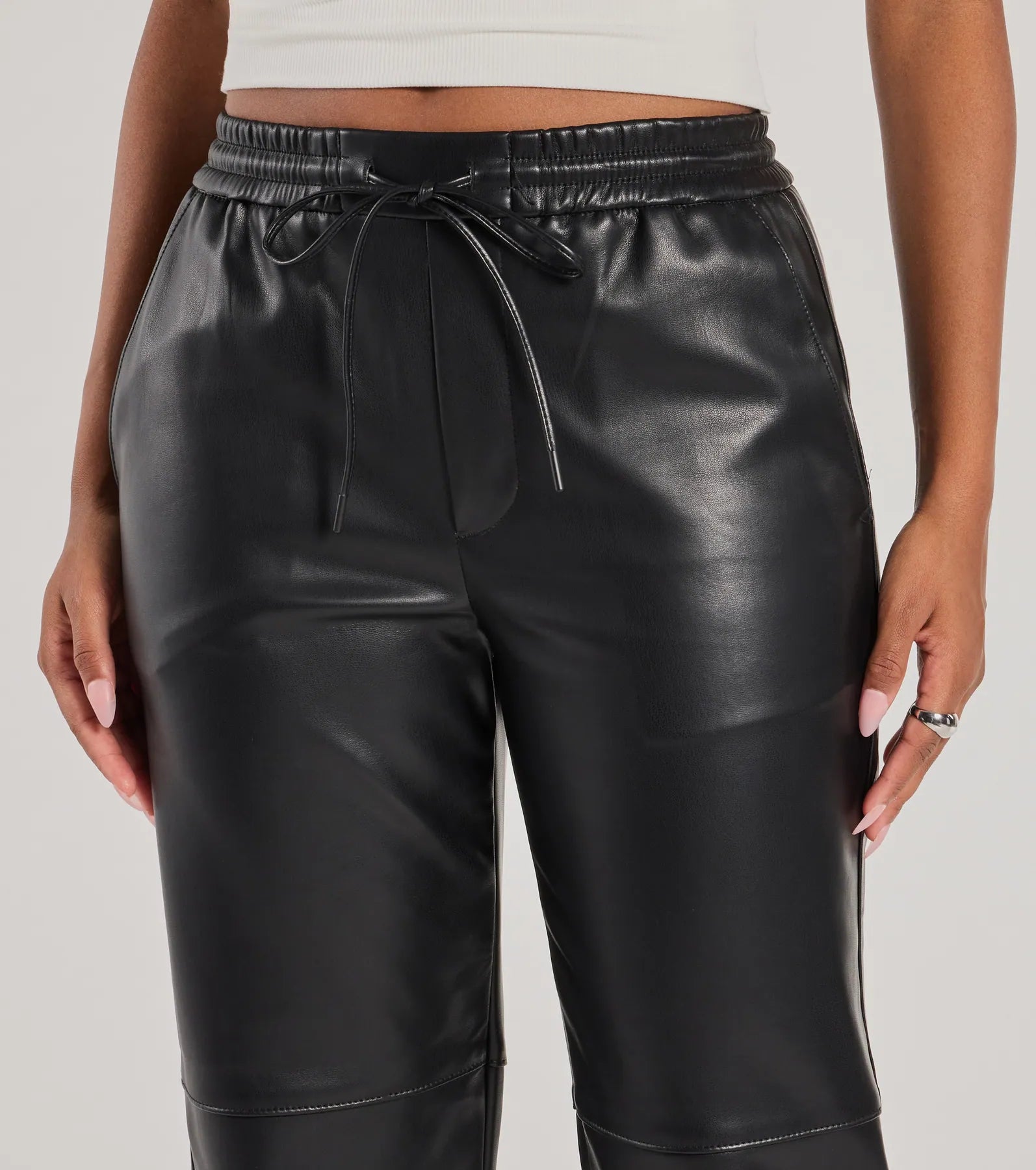 Rebel Chic Faux Leather Pants