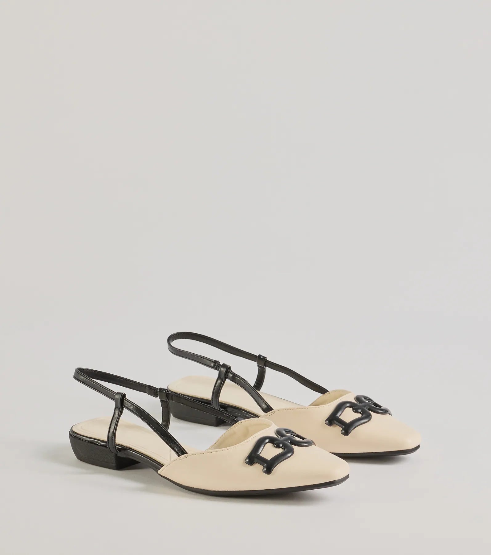 Vintage Charm Slingback Flats