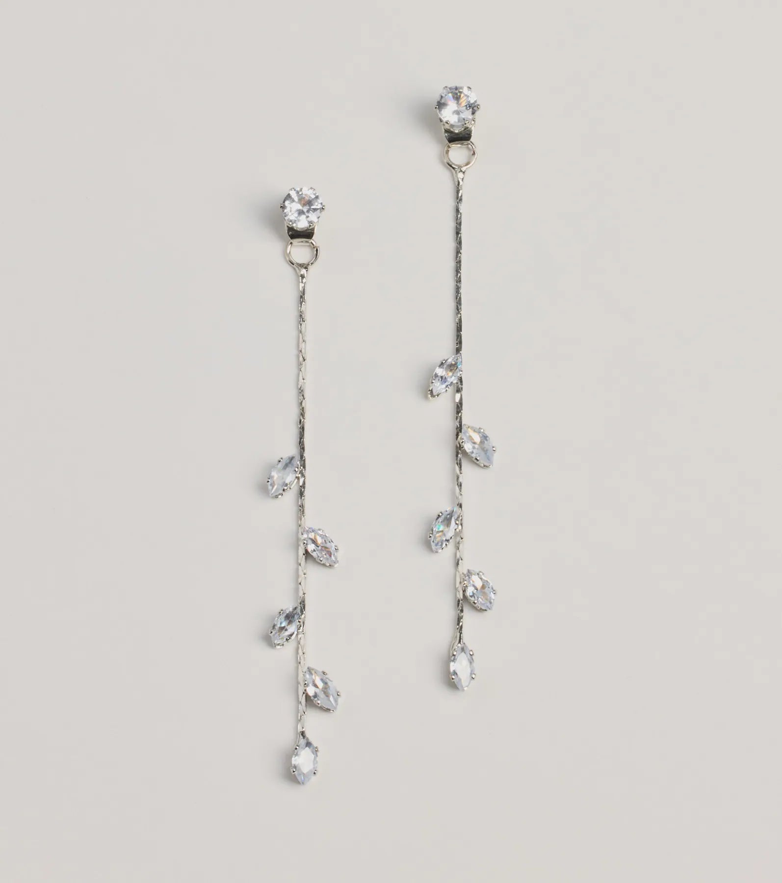 Delicate Bling Rhinestone Stud Earrings