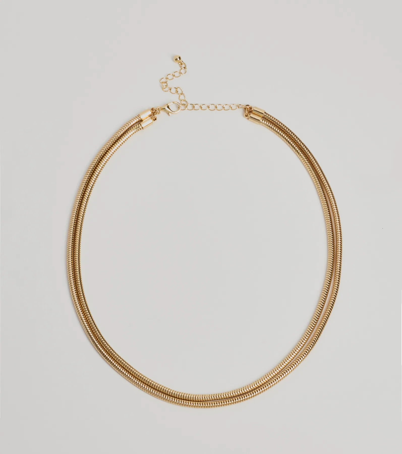 Sleek Layers Snake Chain Necklace