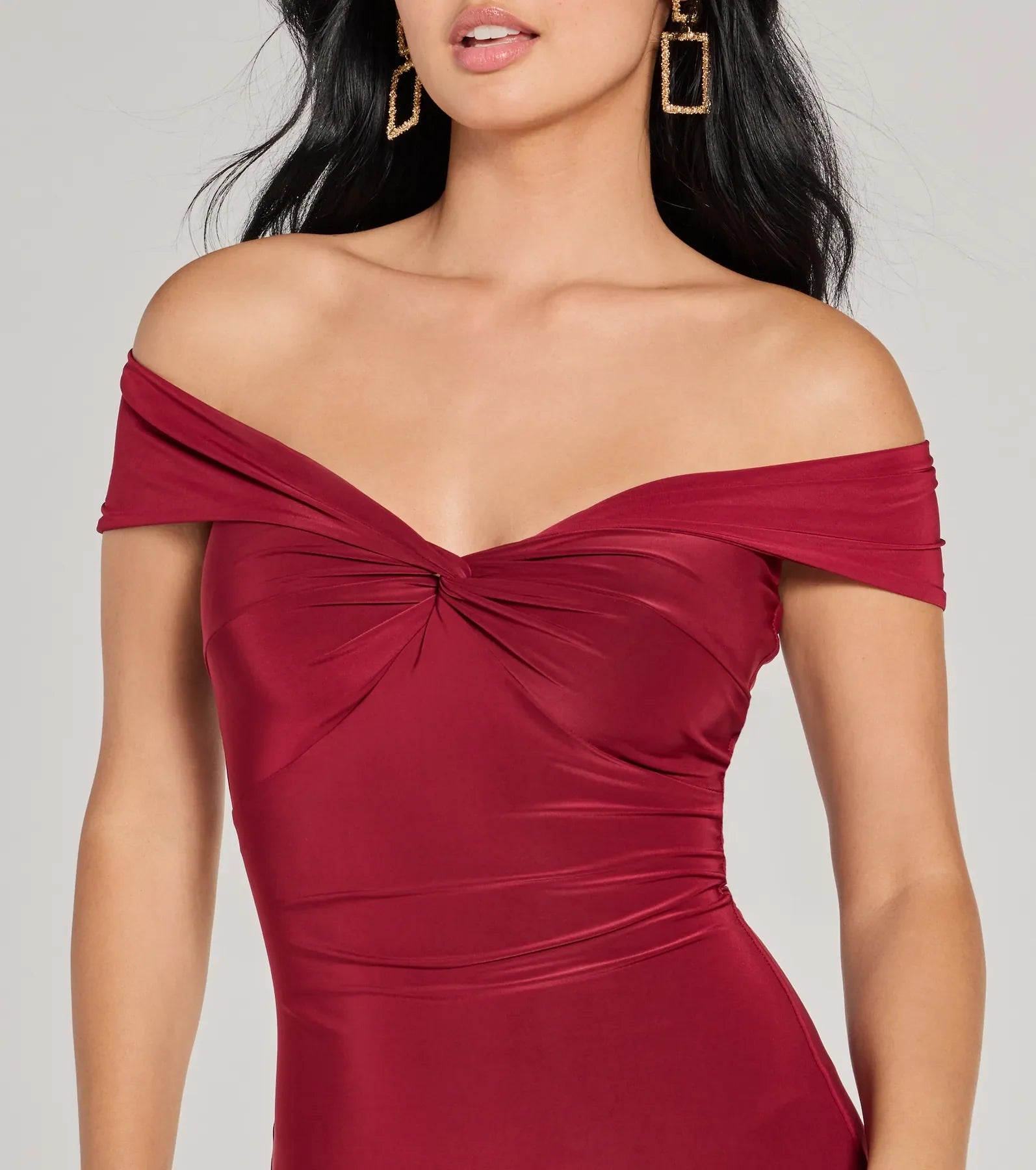 Elevated Chic Off-The-Shoulder A-Line Mini Dress