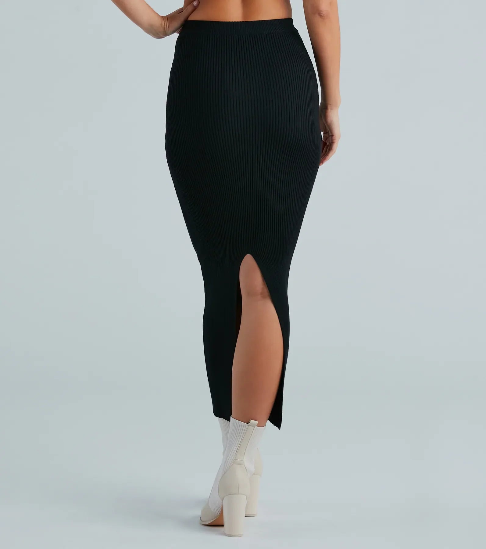 Another Slay Sweater Knit Maxi Skirt