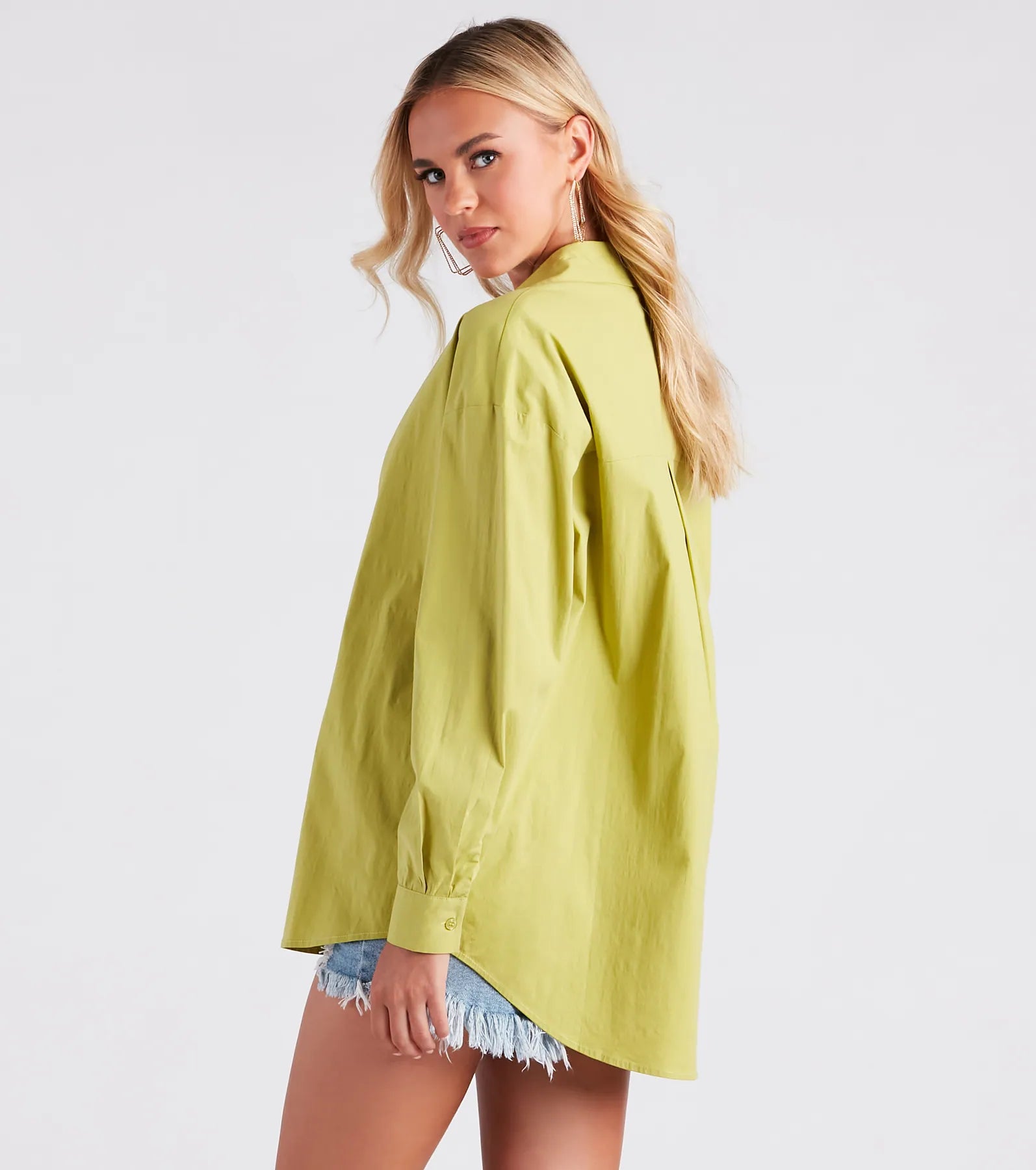 Beachside Beauty Button-Down Top