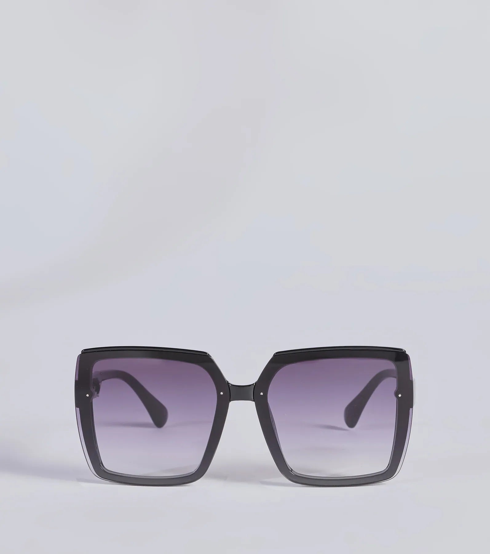 So Sleek Oversized Rectangle Sunglasses