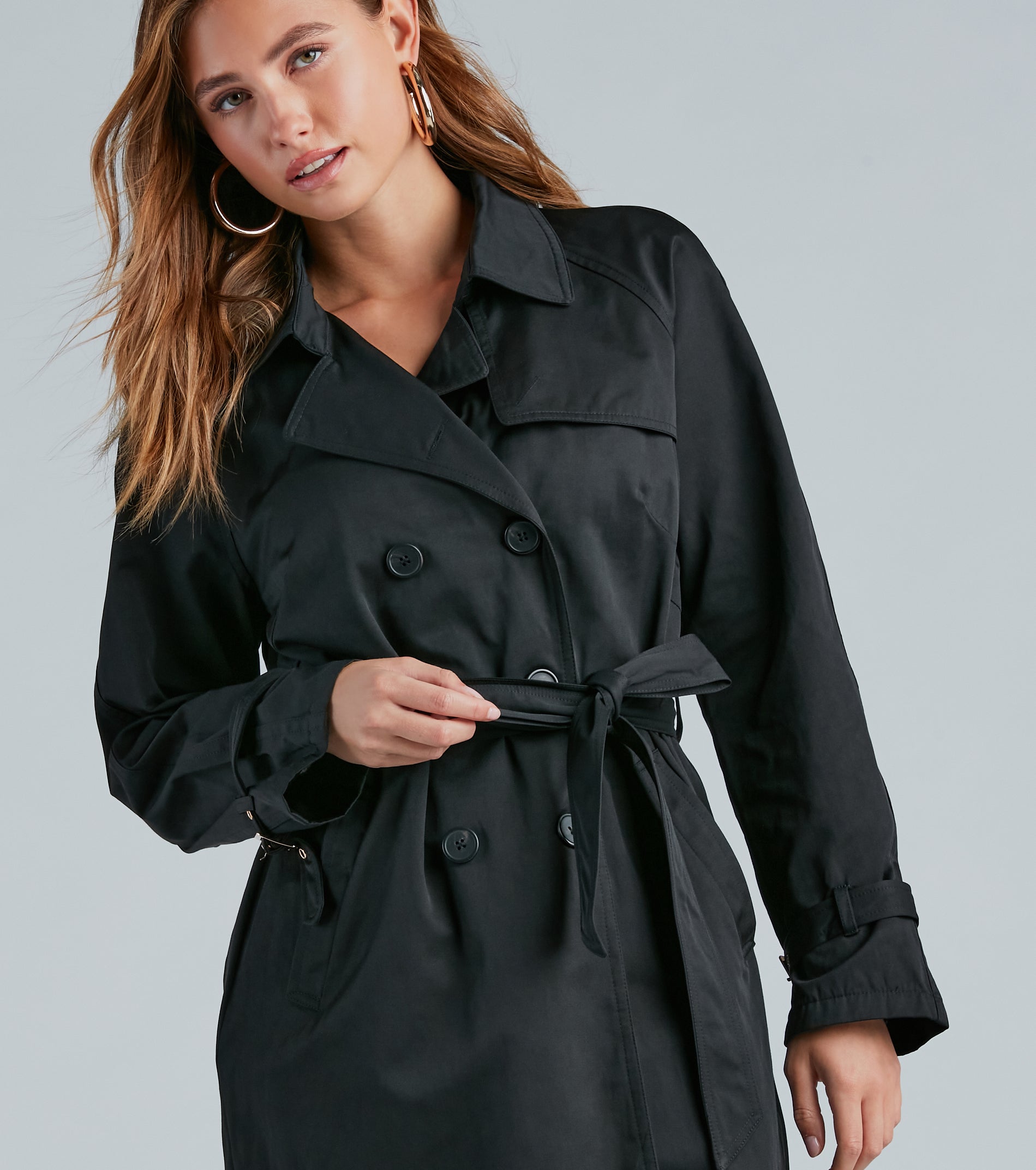 Layer Up Double-Breasted Trench Coat