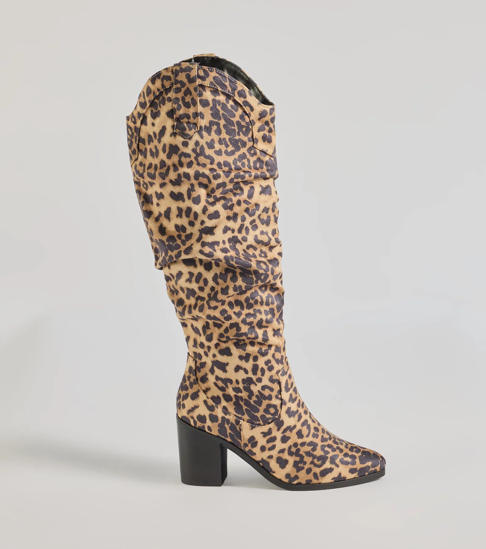 Strut In Style Slouched Under-The-Knee Boots