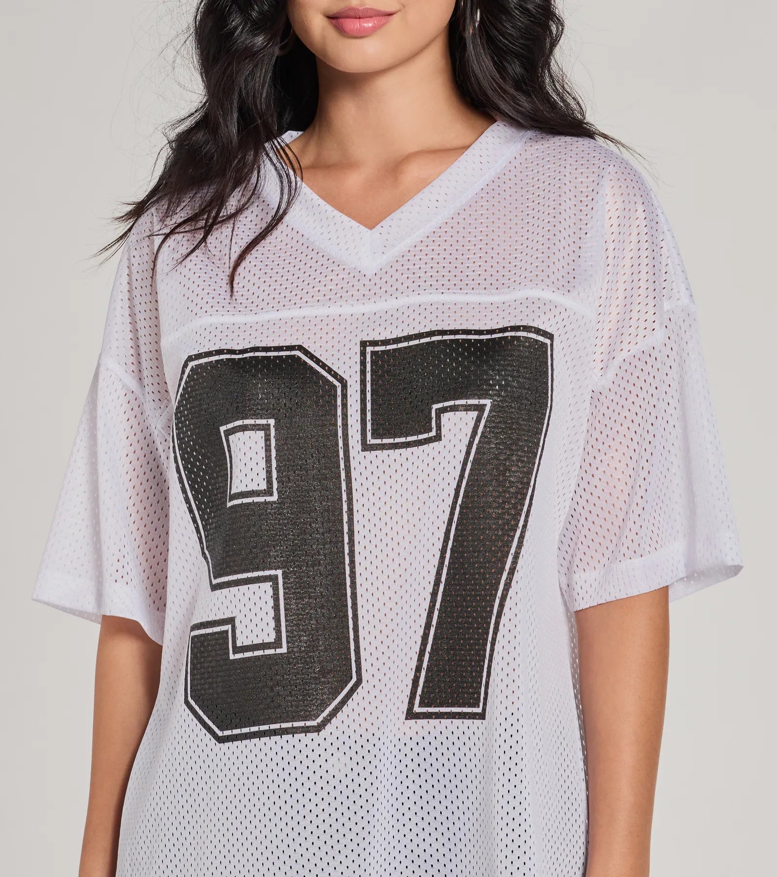 Sporty Babe 97 Oversized Jersey Tee