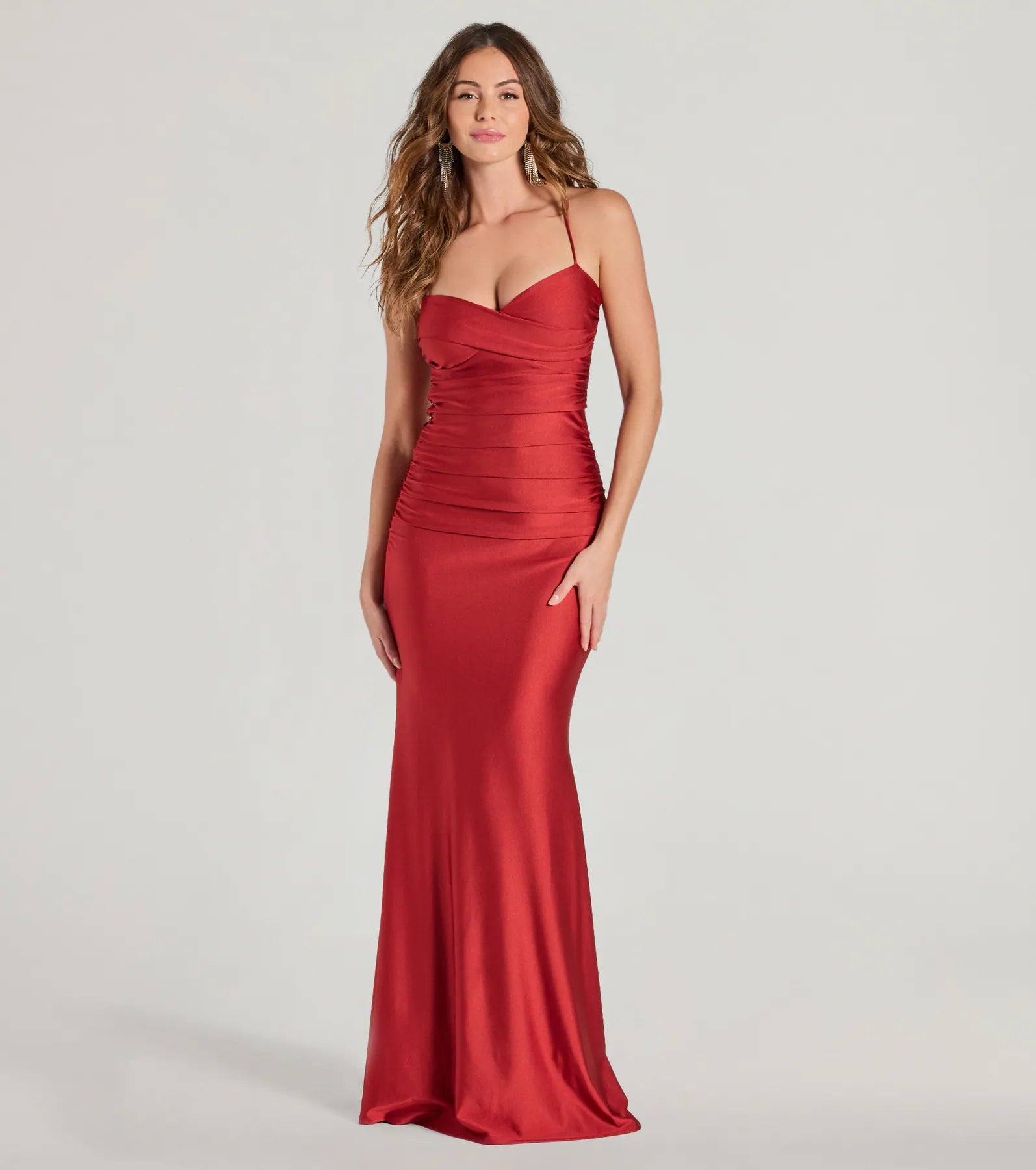 Maisie Sweetheart Ruched Mermaid Formal Dress