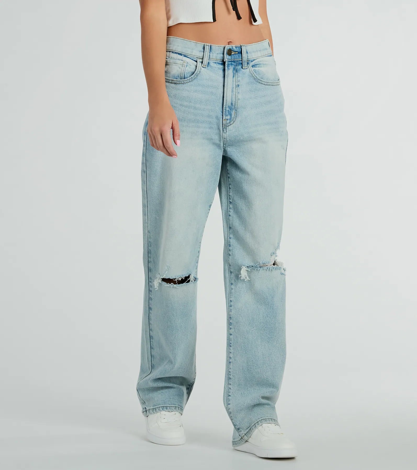 Authentic Trendsetter High Rise Denim Boyfriend Jeans