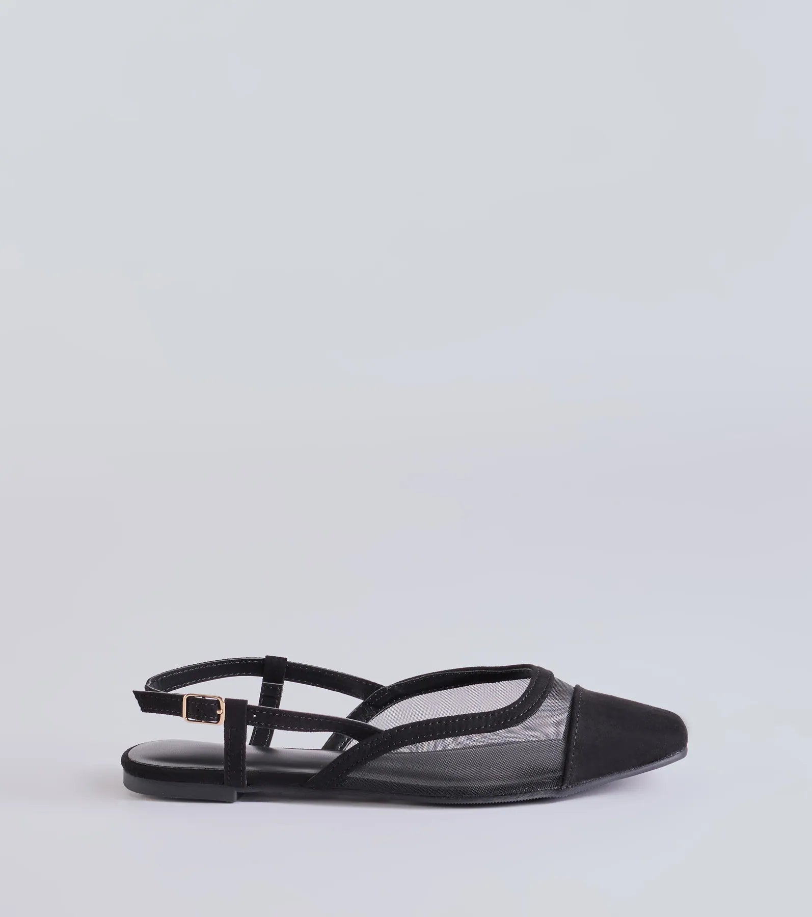 Classically Chic Slingback Colorblock Ballet Flats