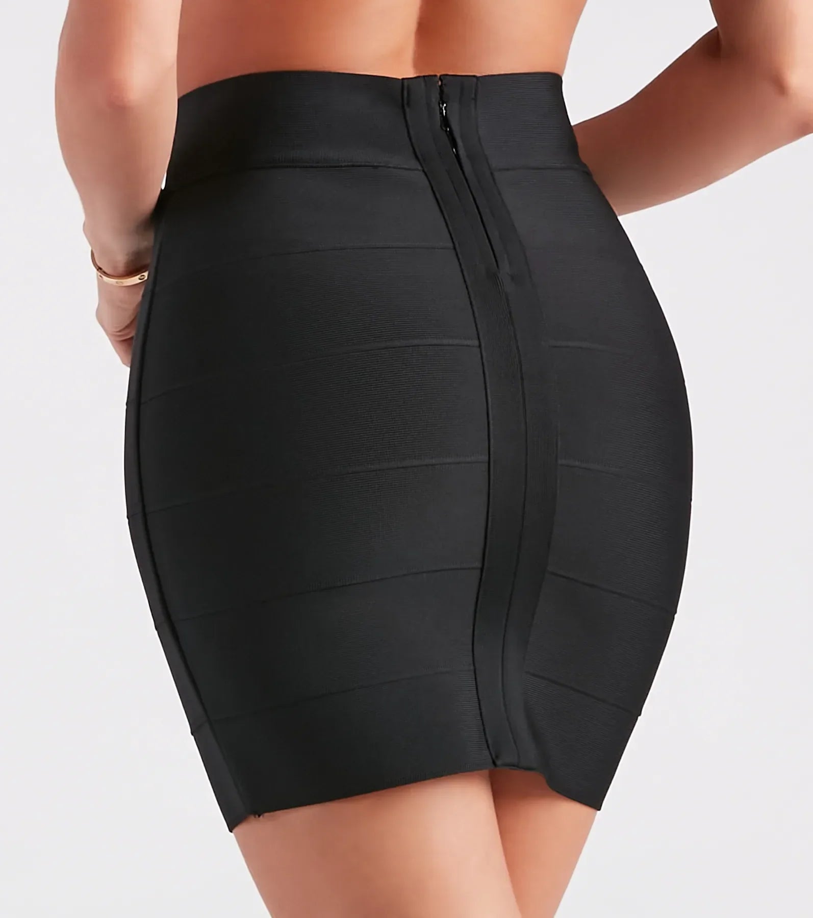 Sleek And Snatched Bandage Mini Skirt