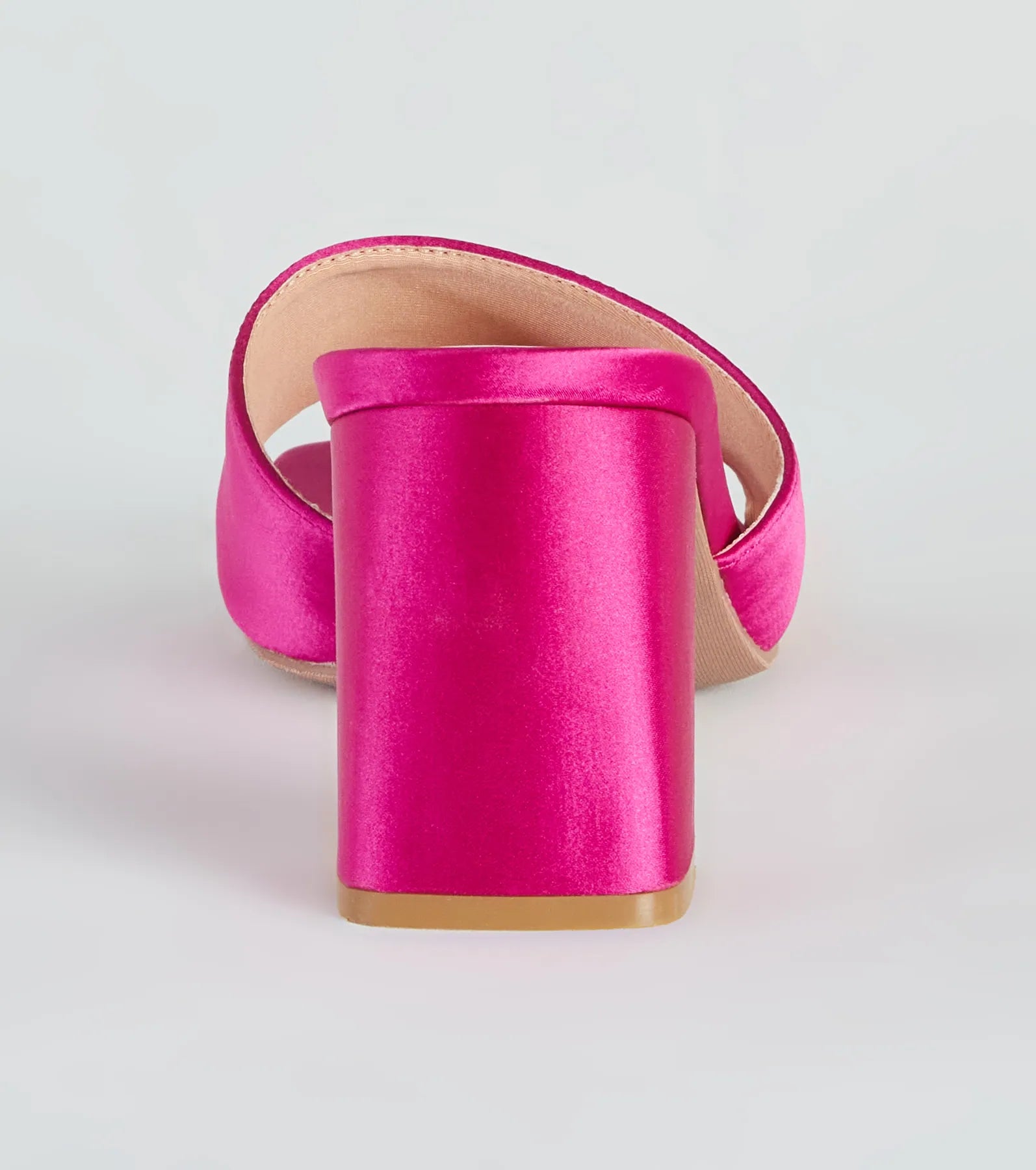 Let's Party Satin Low-Heel Mules