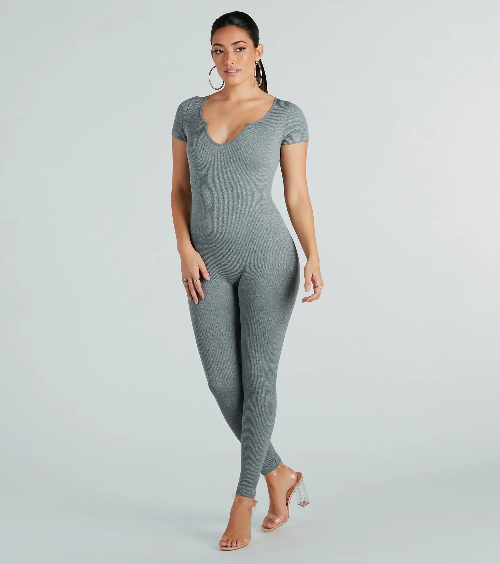 On The Move Seamless Short Sleeve Catsuit