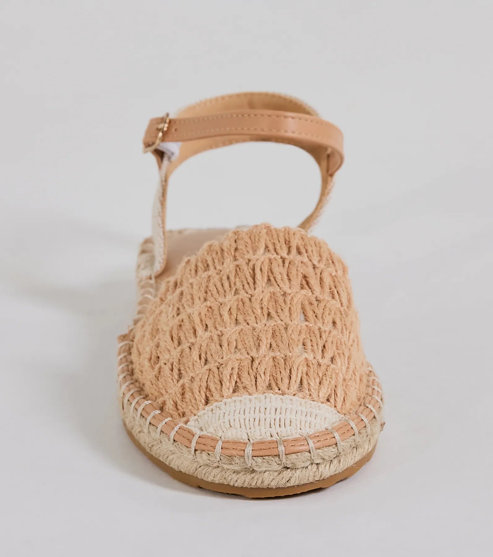 Fashionable Good Time Espadrille Flat Sandals